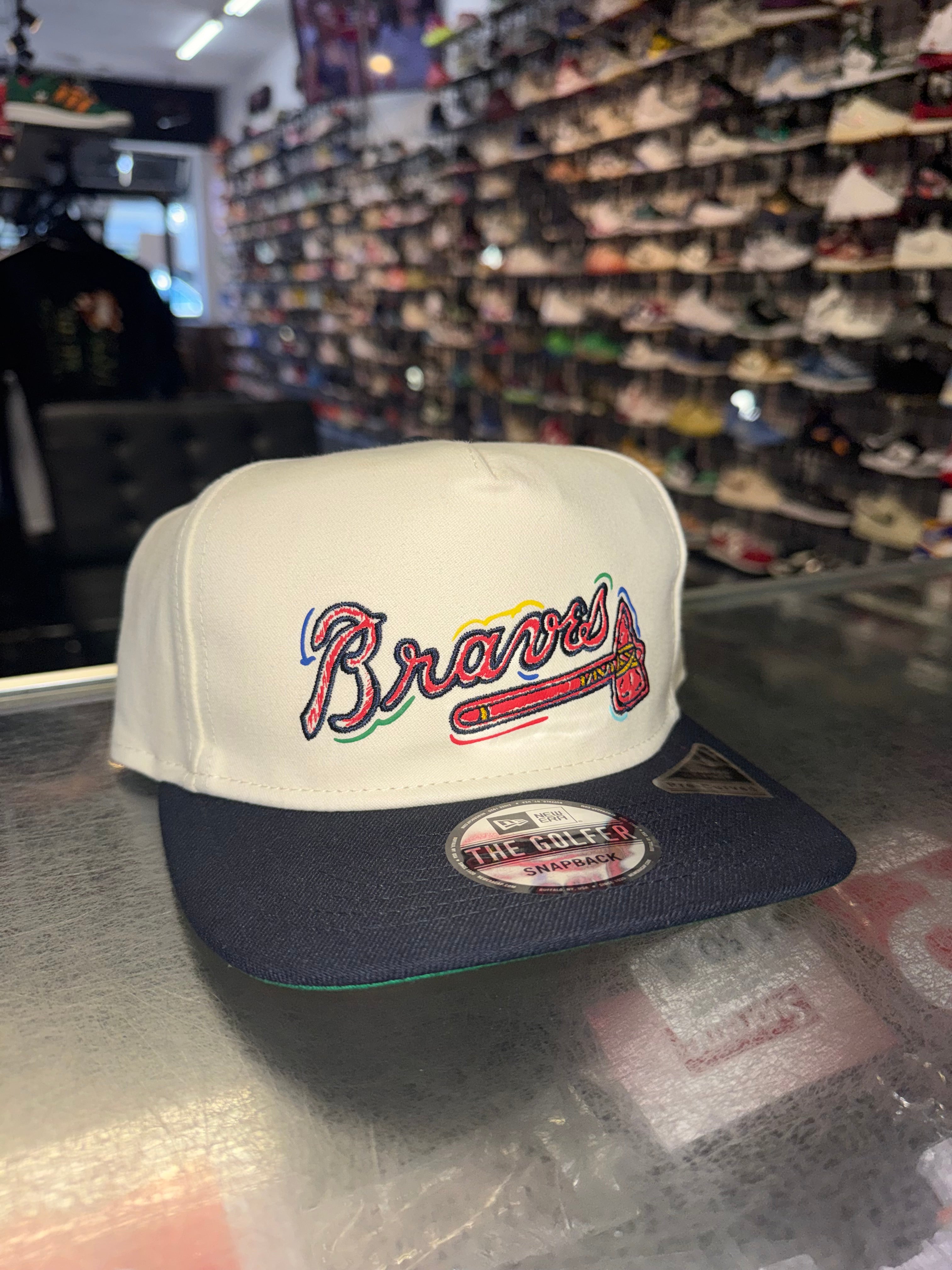 Size OS New Era SnapBack Hat “Braves” Brand New