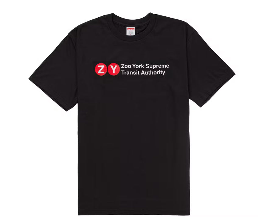 Size S Supreme Zoo York Transit Tee “Black”