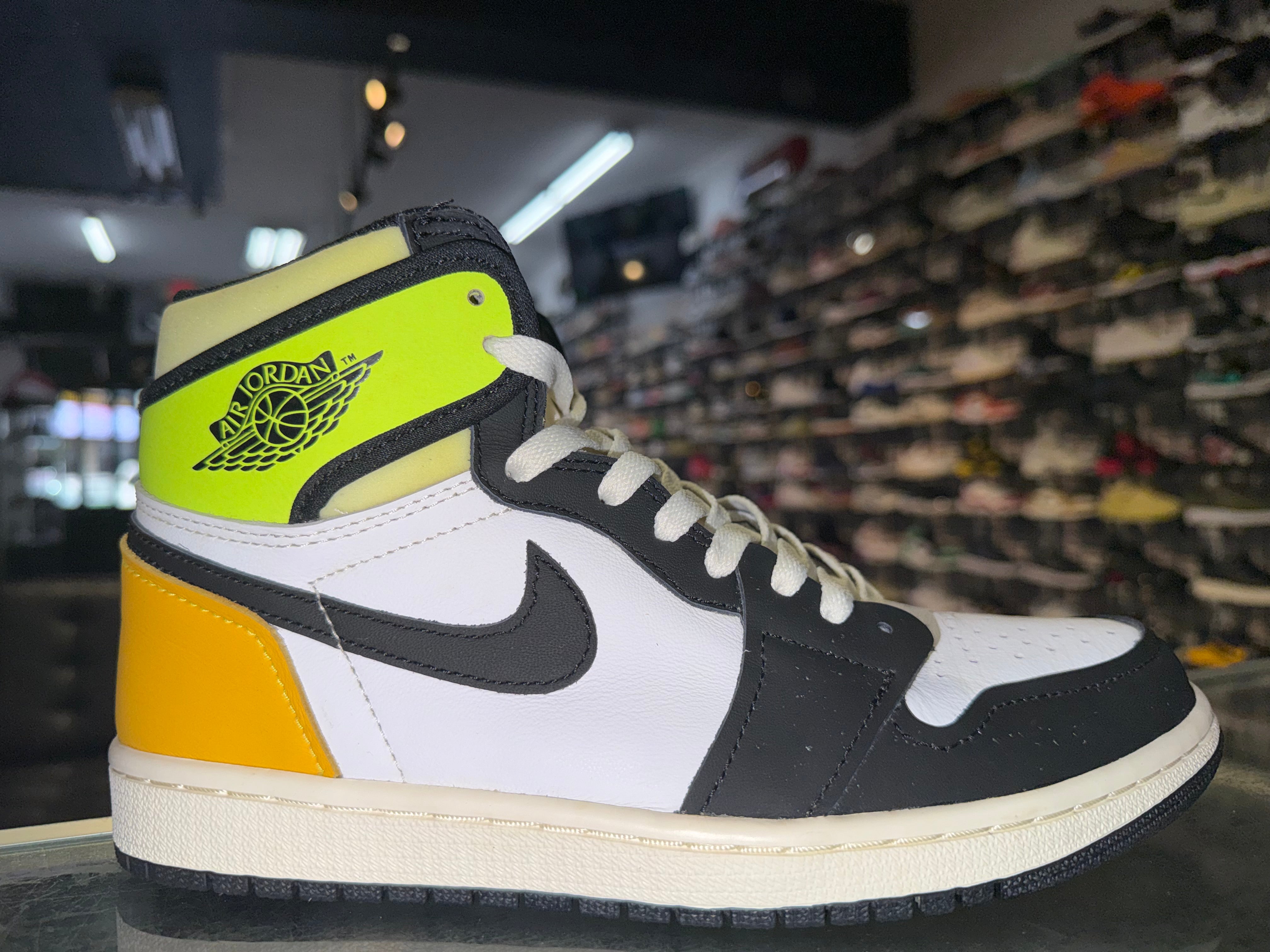 Size 7.5 Air Jordan 1 “Volt Gold”