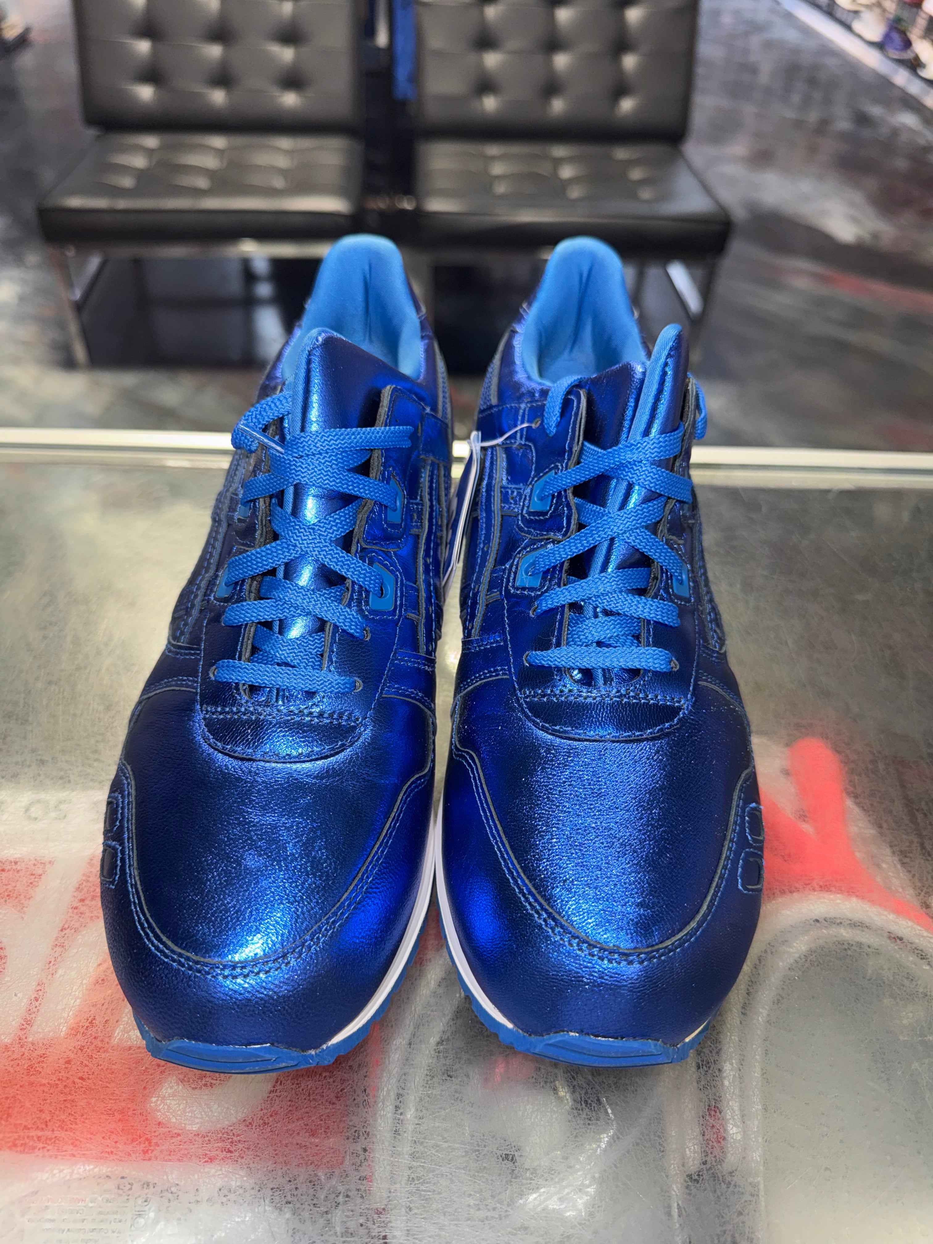 Size 8 (9.5W) Asics Gel-Lyte 3 “Metallic Blue” Brand New