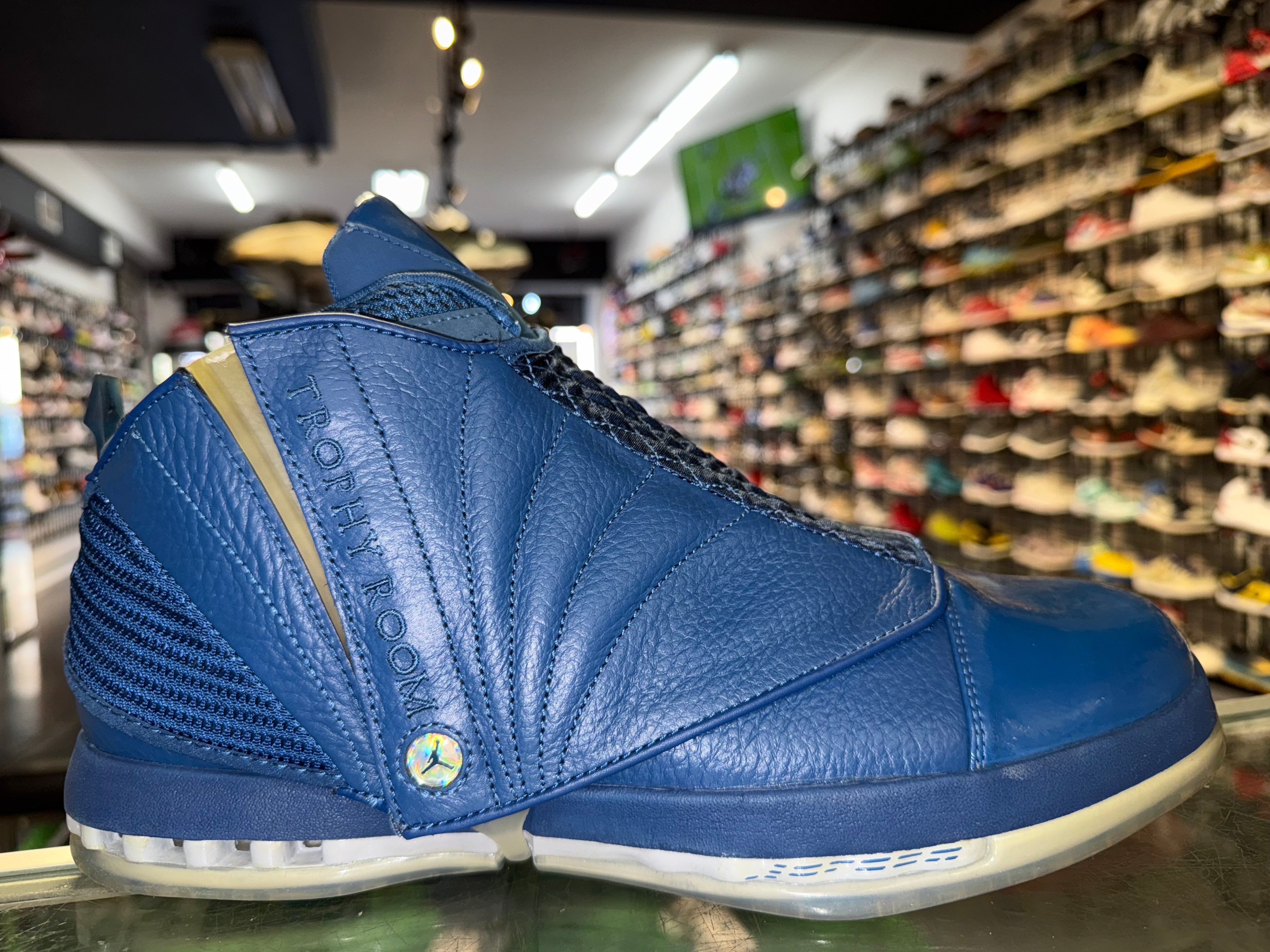 Size 12 Air Jordan 16 Trophy Room "French Blue" Brand New