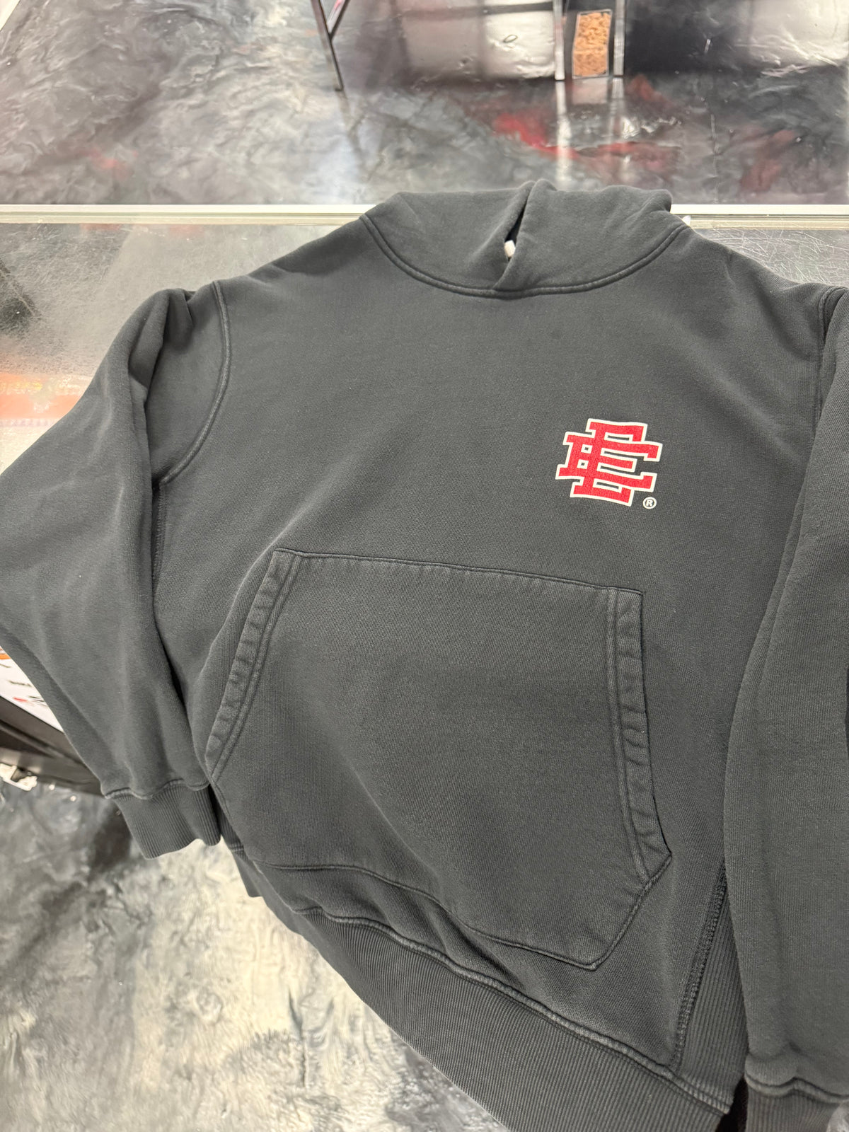 Size M Eric Emanuel EE Hoodie & Sweats (FULL SET!) “Black/Red”