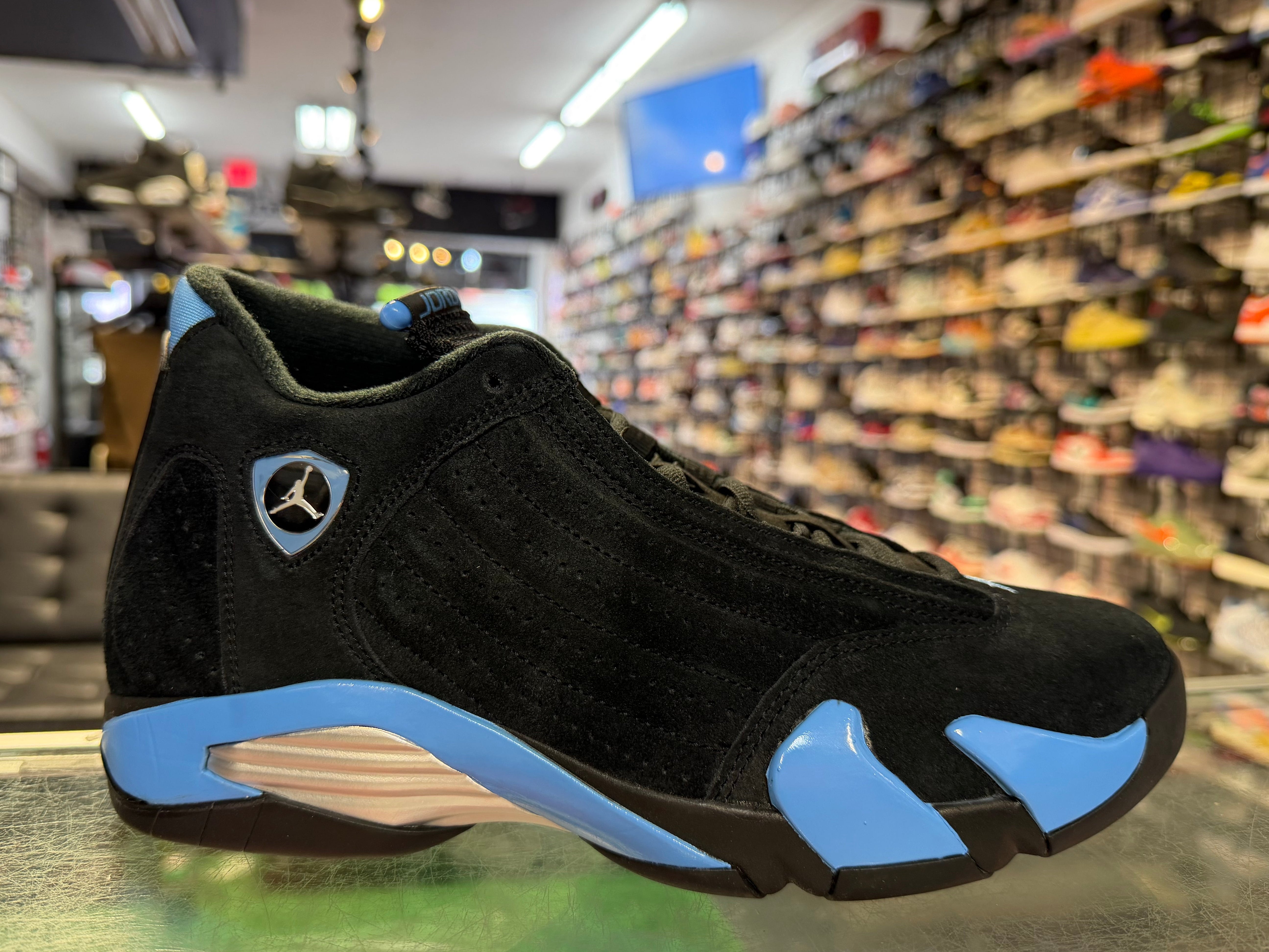 Size 10.5 Air Jordan 14 "Black University Blue" (2026) Brand New
