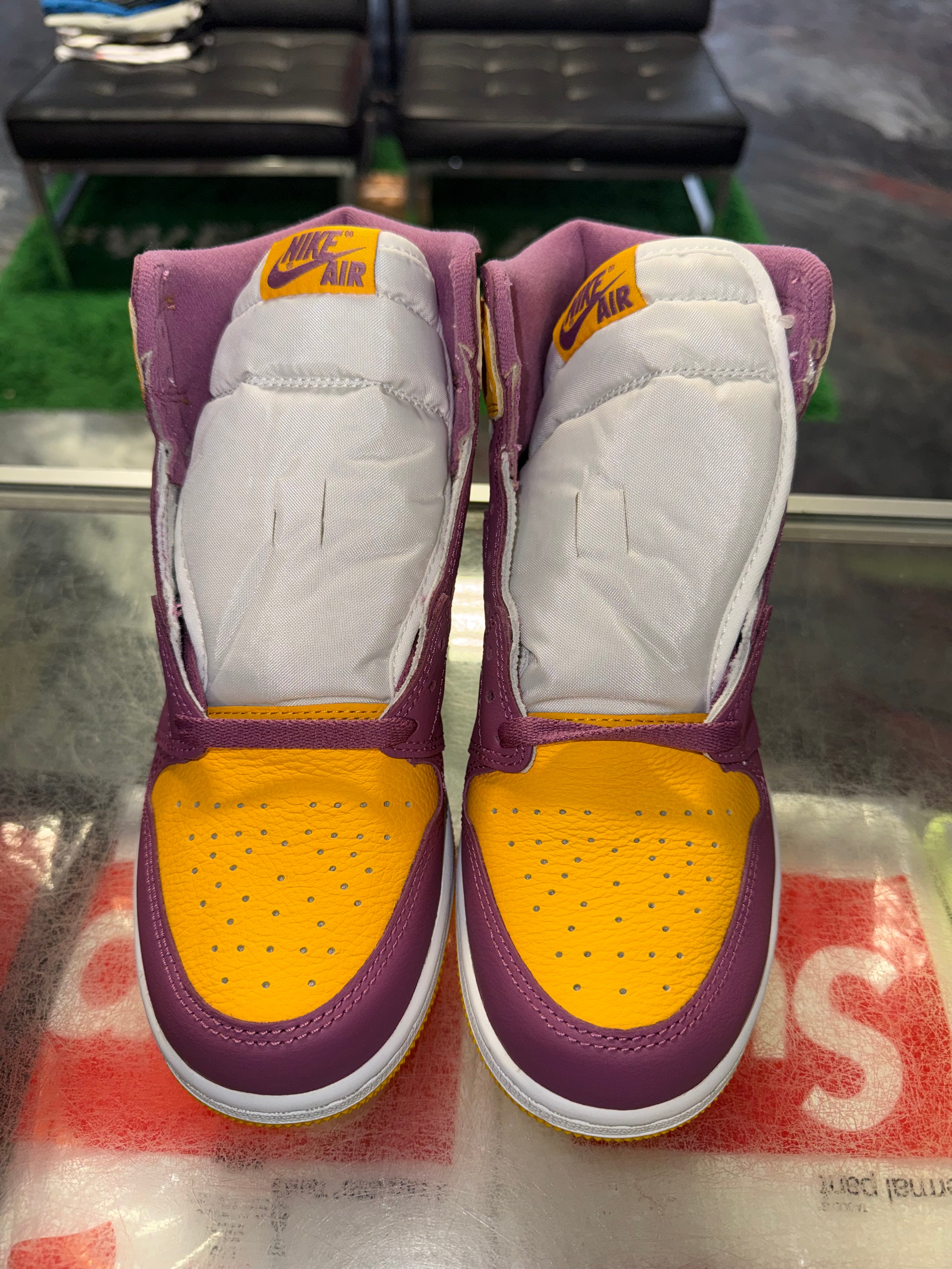 Size 7y Air Jordan 1 "Brotherhood" Brand New