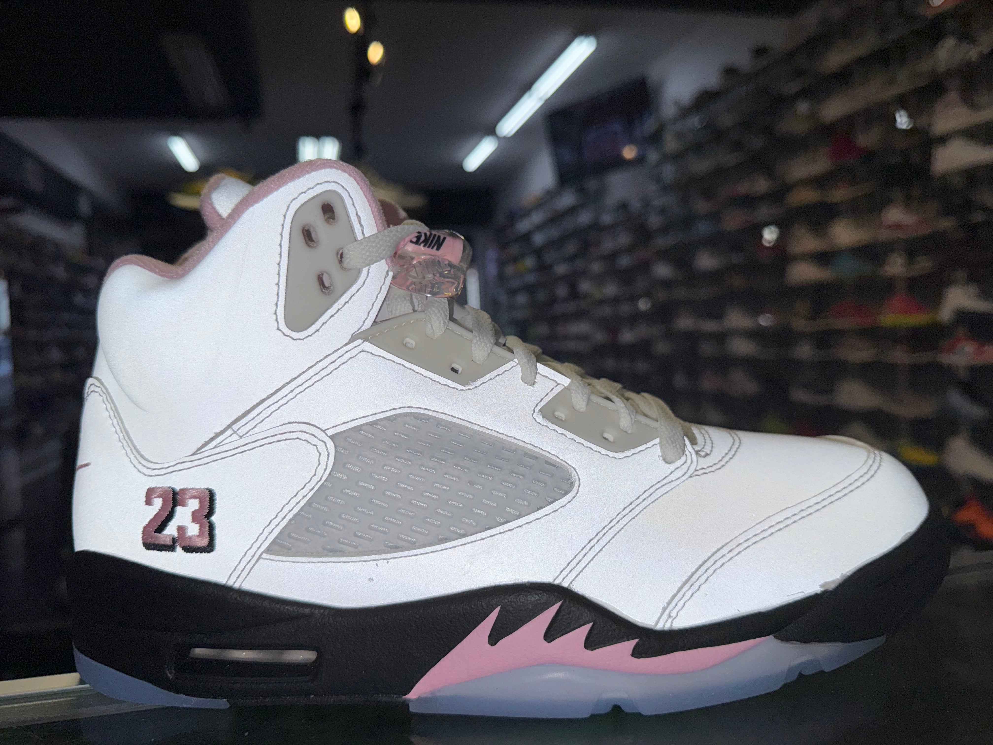 Size 9.5 Air Jordan 5 “Medium Soft Pink" Brand New