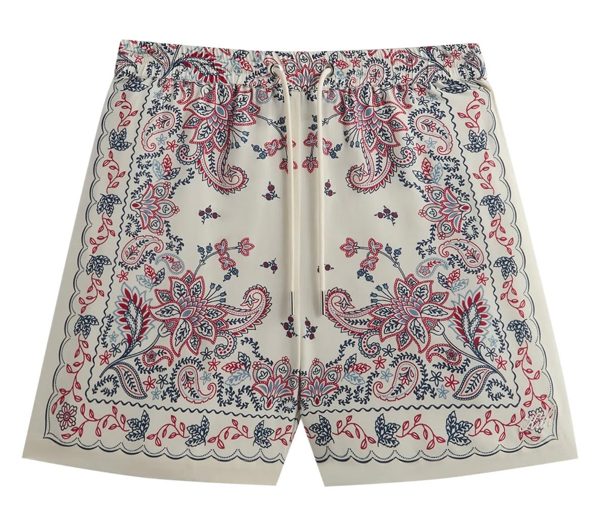 Size XL Kith Lyocell Active Shorts “Cream”