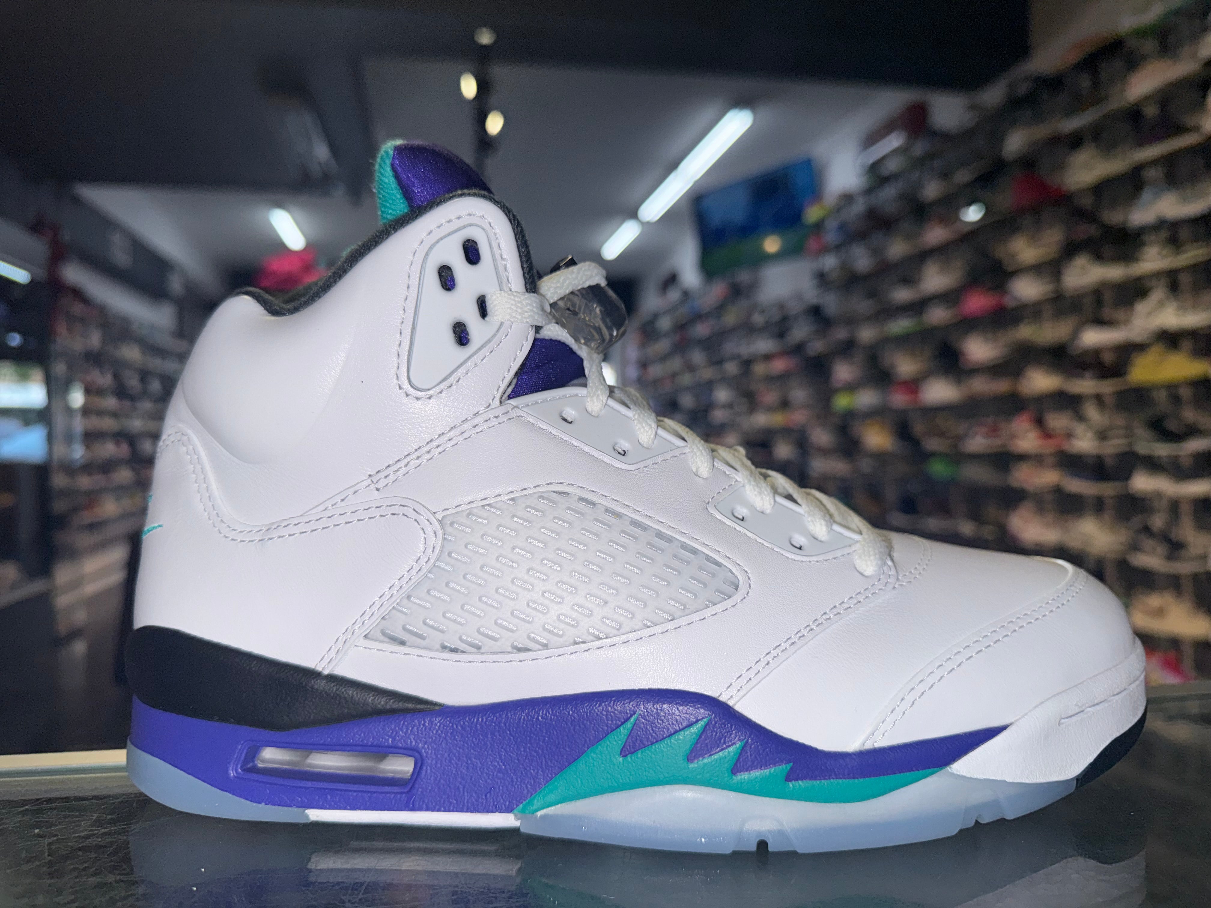 Size 9 Air Jordan 5 "Grape"
