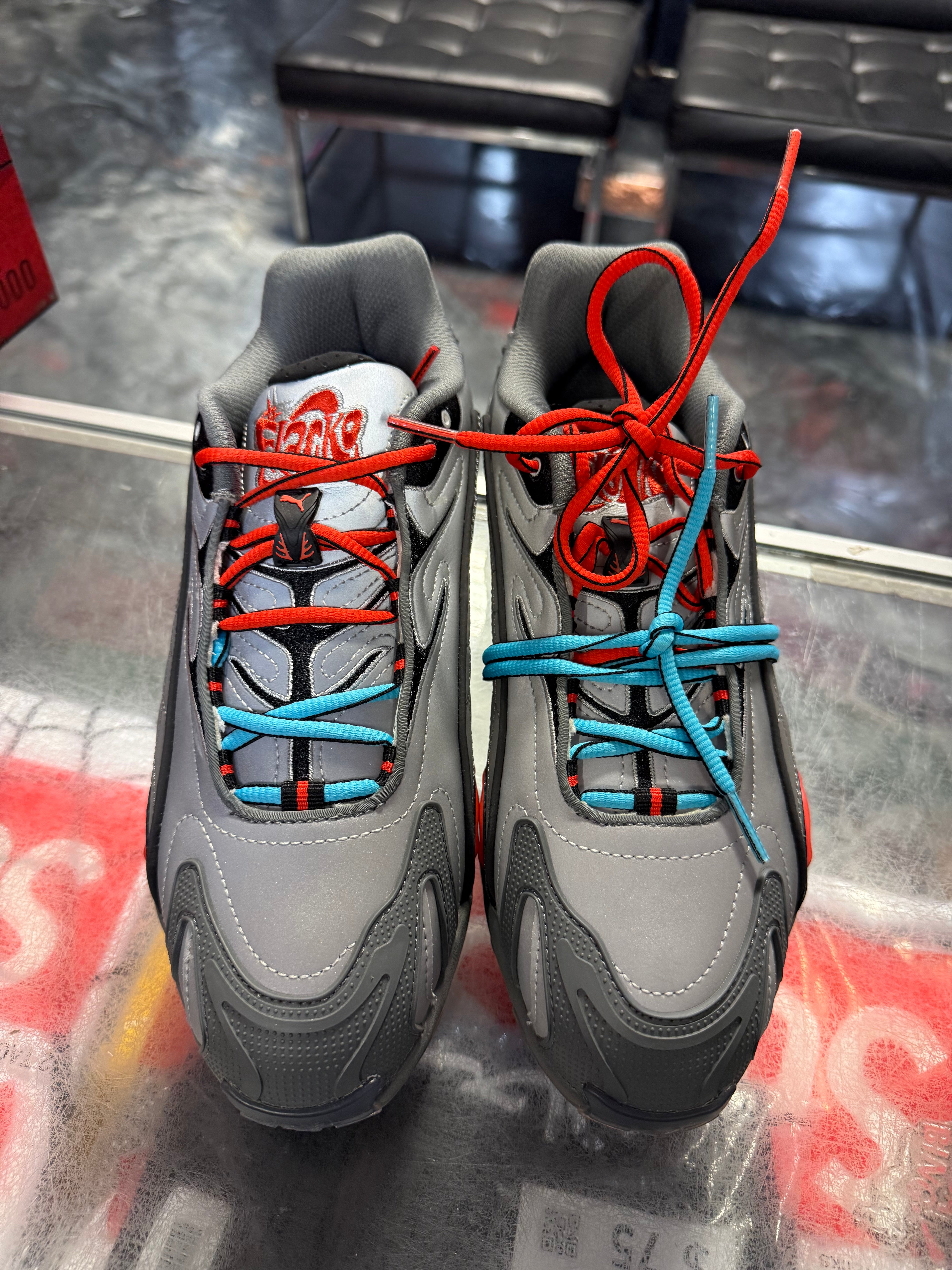 Size 9.5 Puma Inhale A$AP Rocky "Reflective Silver" Brand New