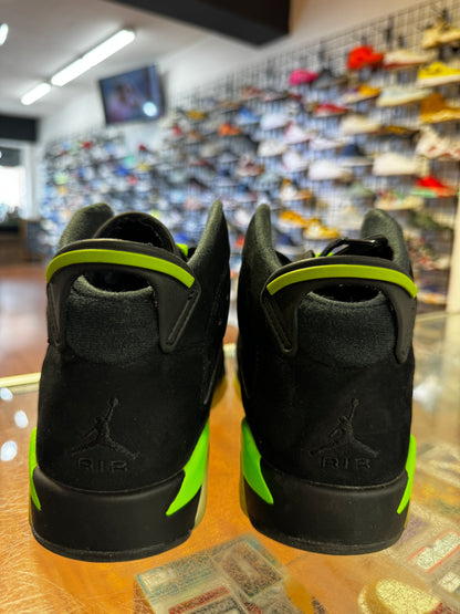 Size 6y Air Jordan 6 "Electric Green" (MAMO)