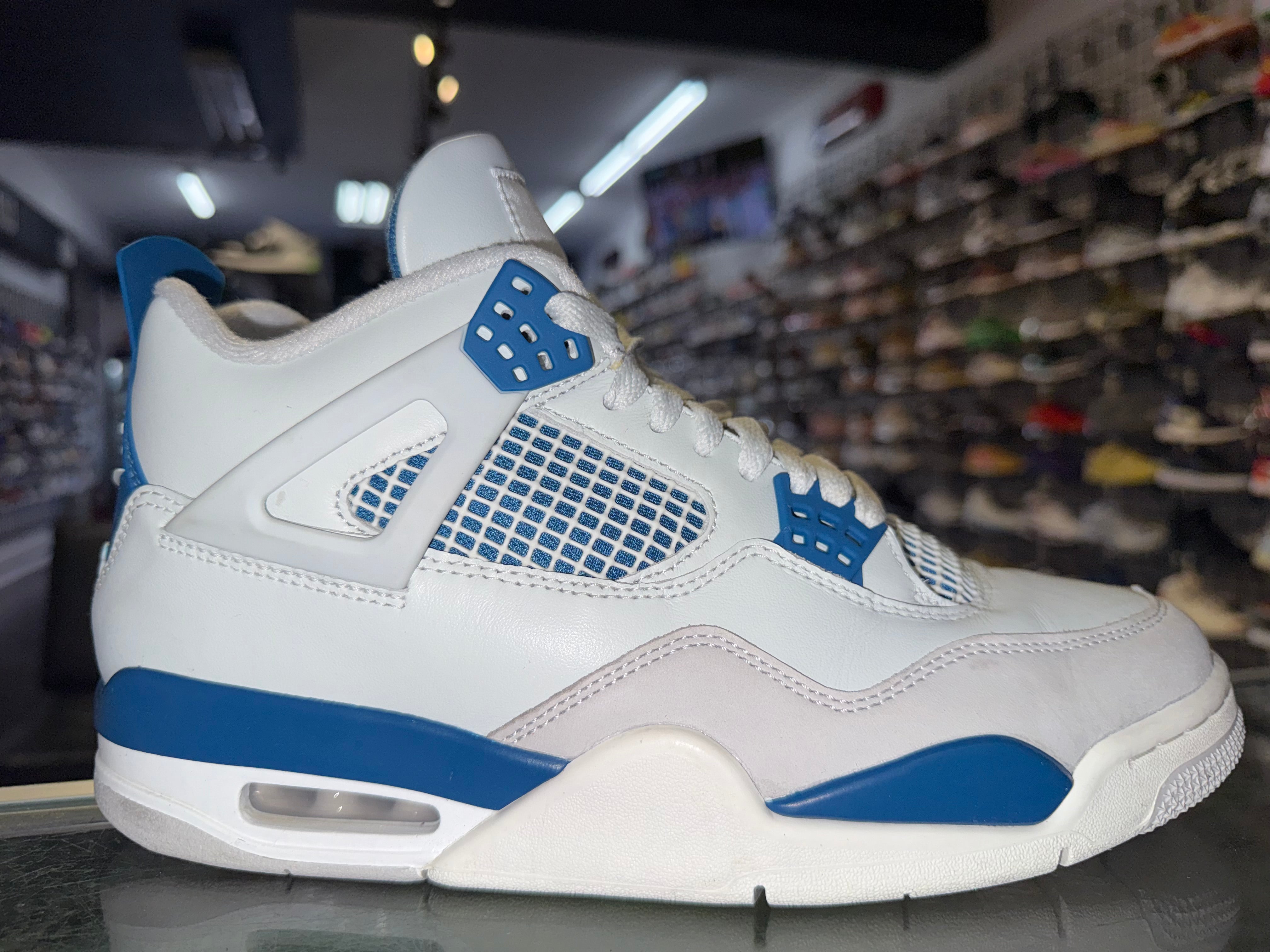 Size 9 Air Jordan 4 "Military Blue"