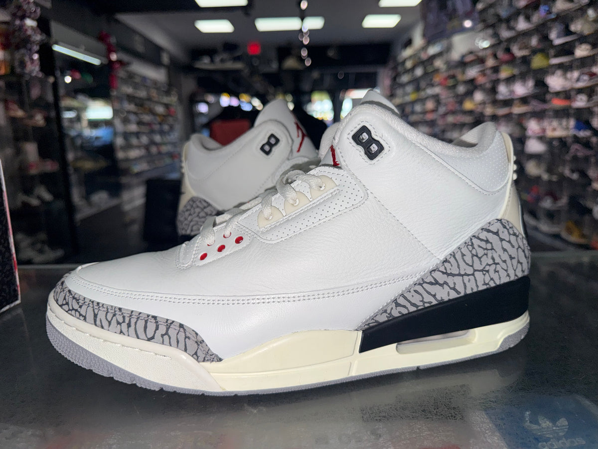 Size 12 Air Jordan 3 "White Cement Reimagined"