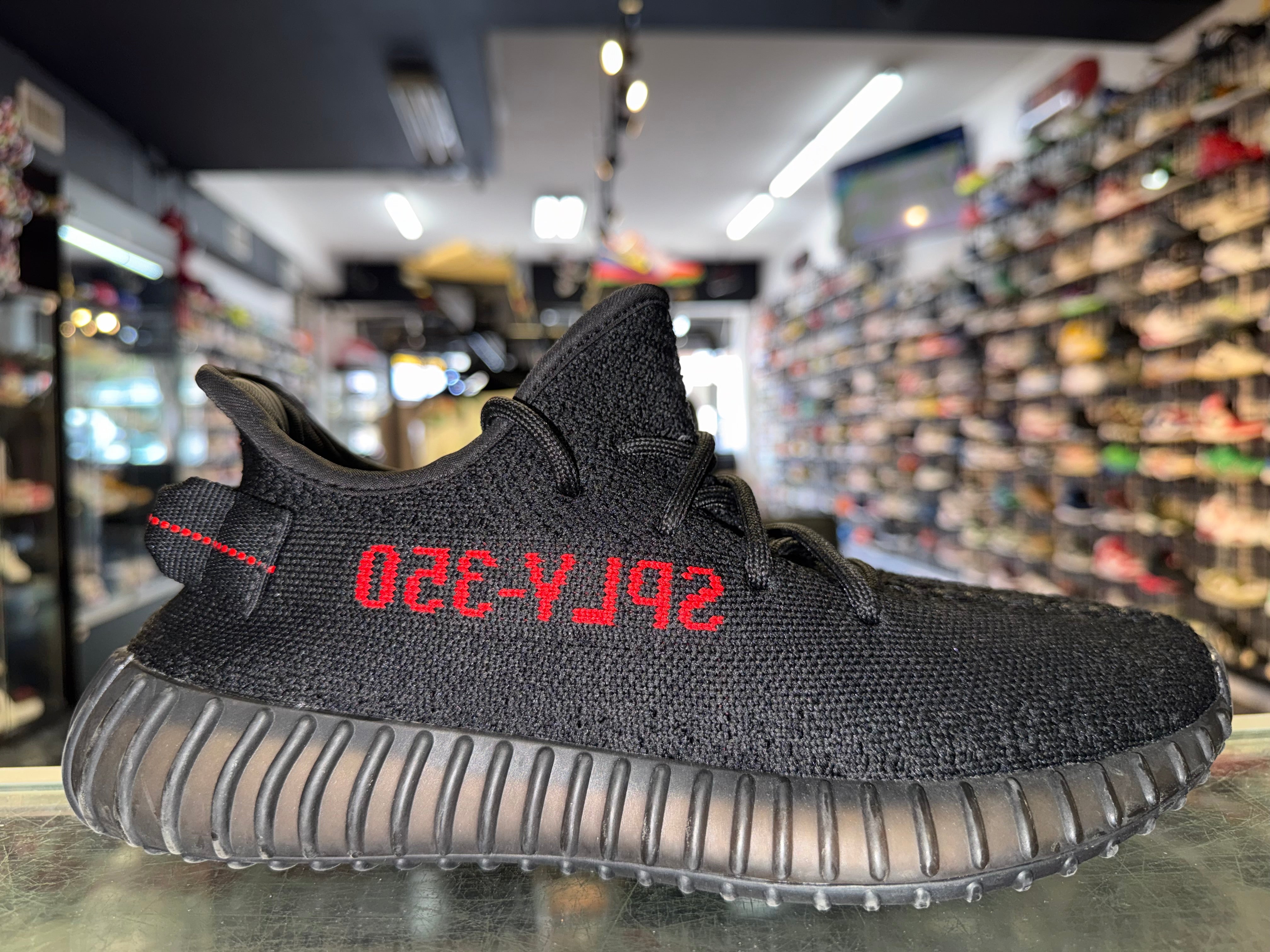 Size 6 Yeezy Boost 350 V2 "Bred"