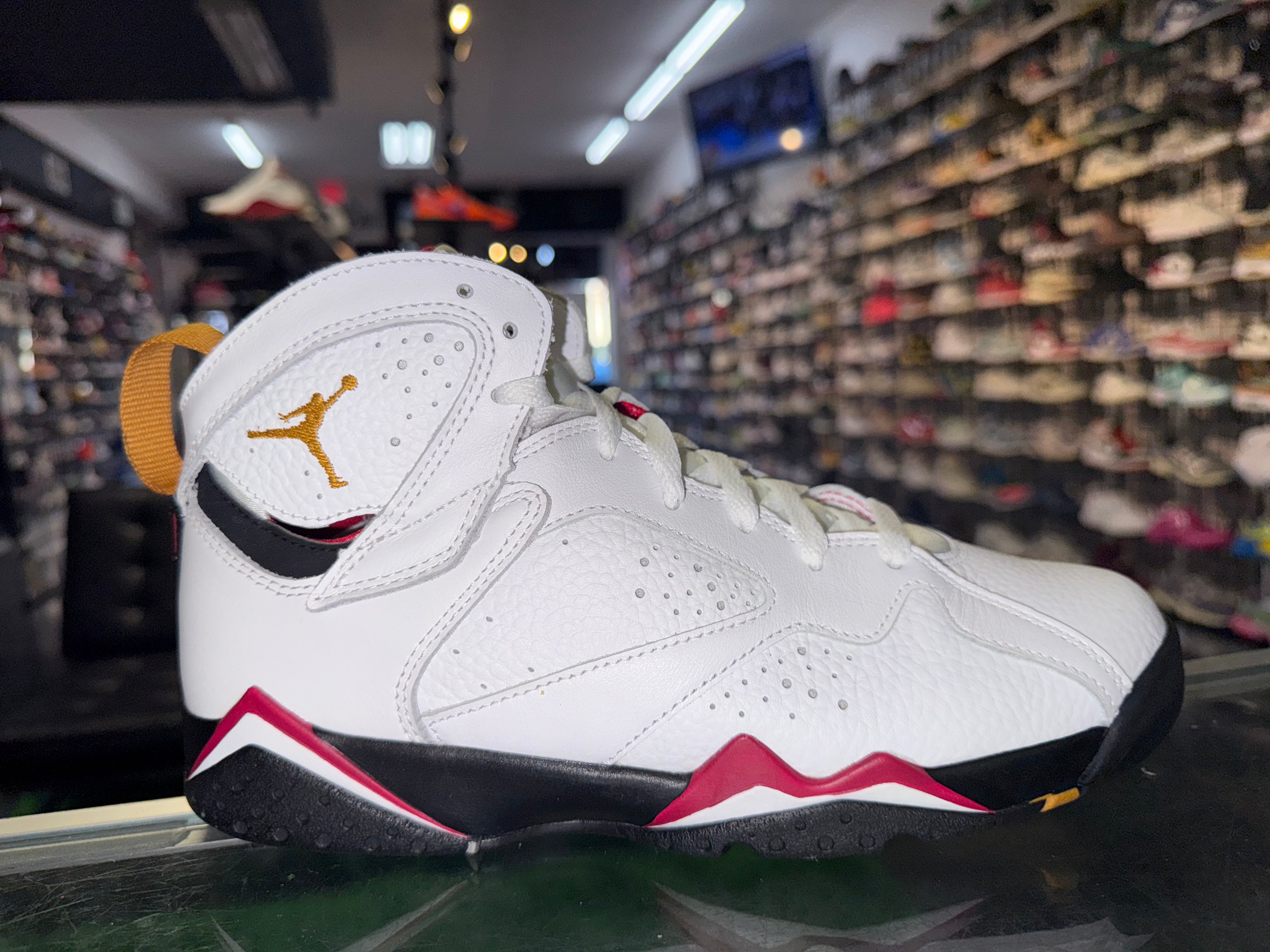 Size 7y Air Jordan 7 "Cardinal"