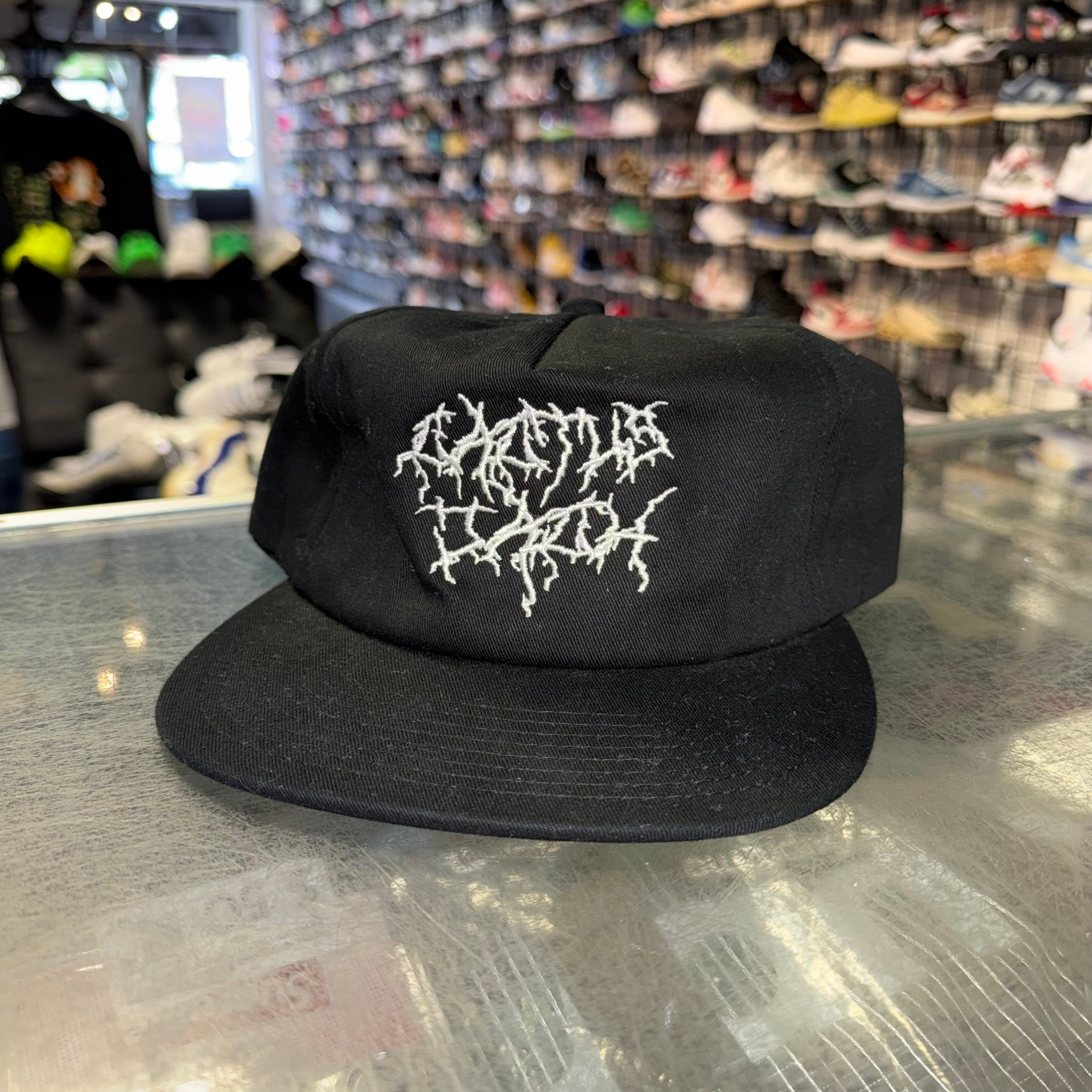 Size OS Travis Scott Cactus Jack SnapBack Hat “Black” – Direct Kicks
