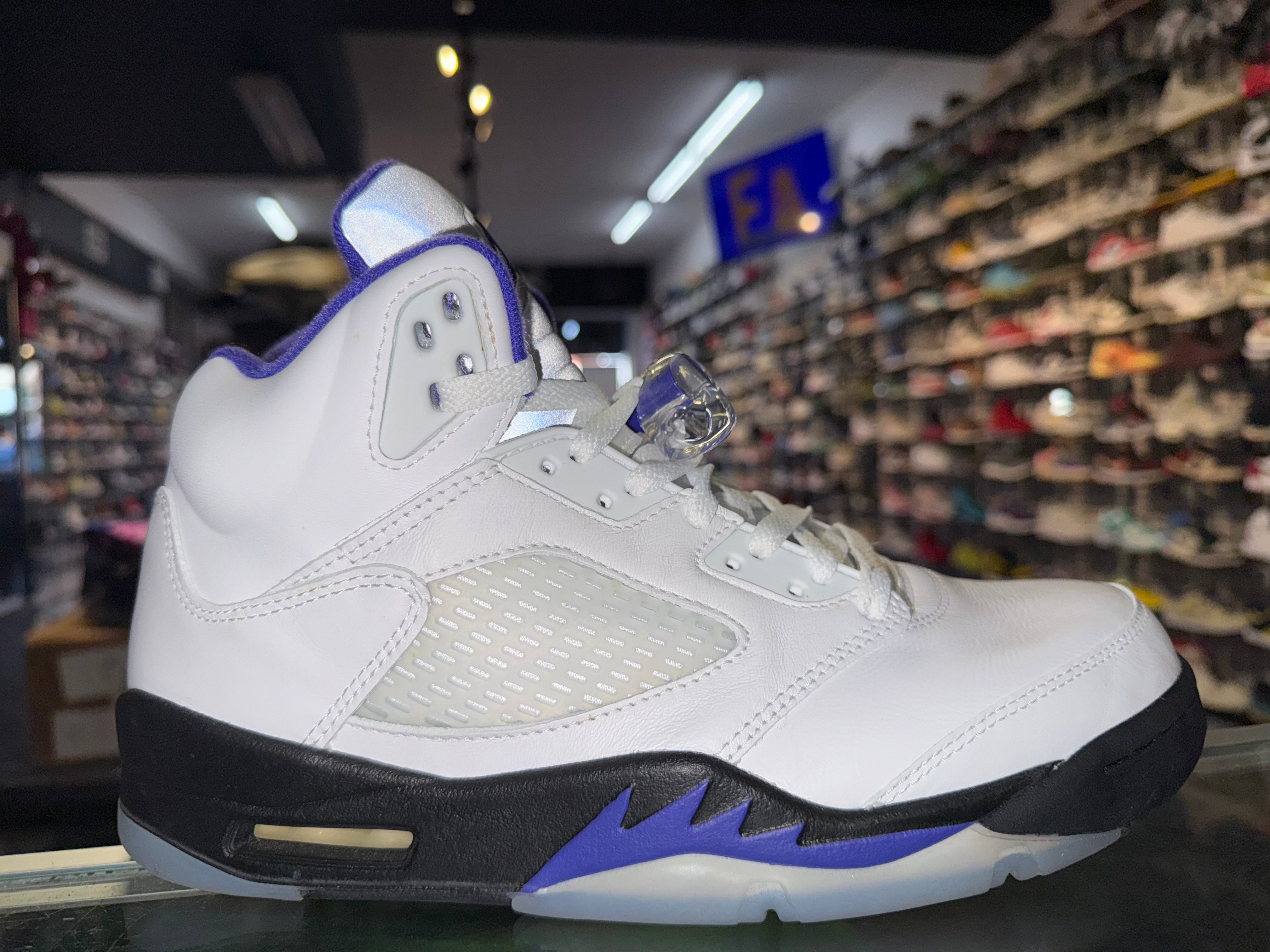 Size 9 Air Jordan 5 "Dark Concord"