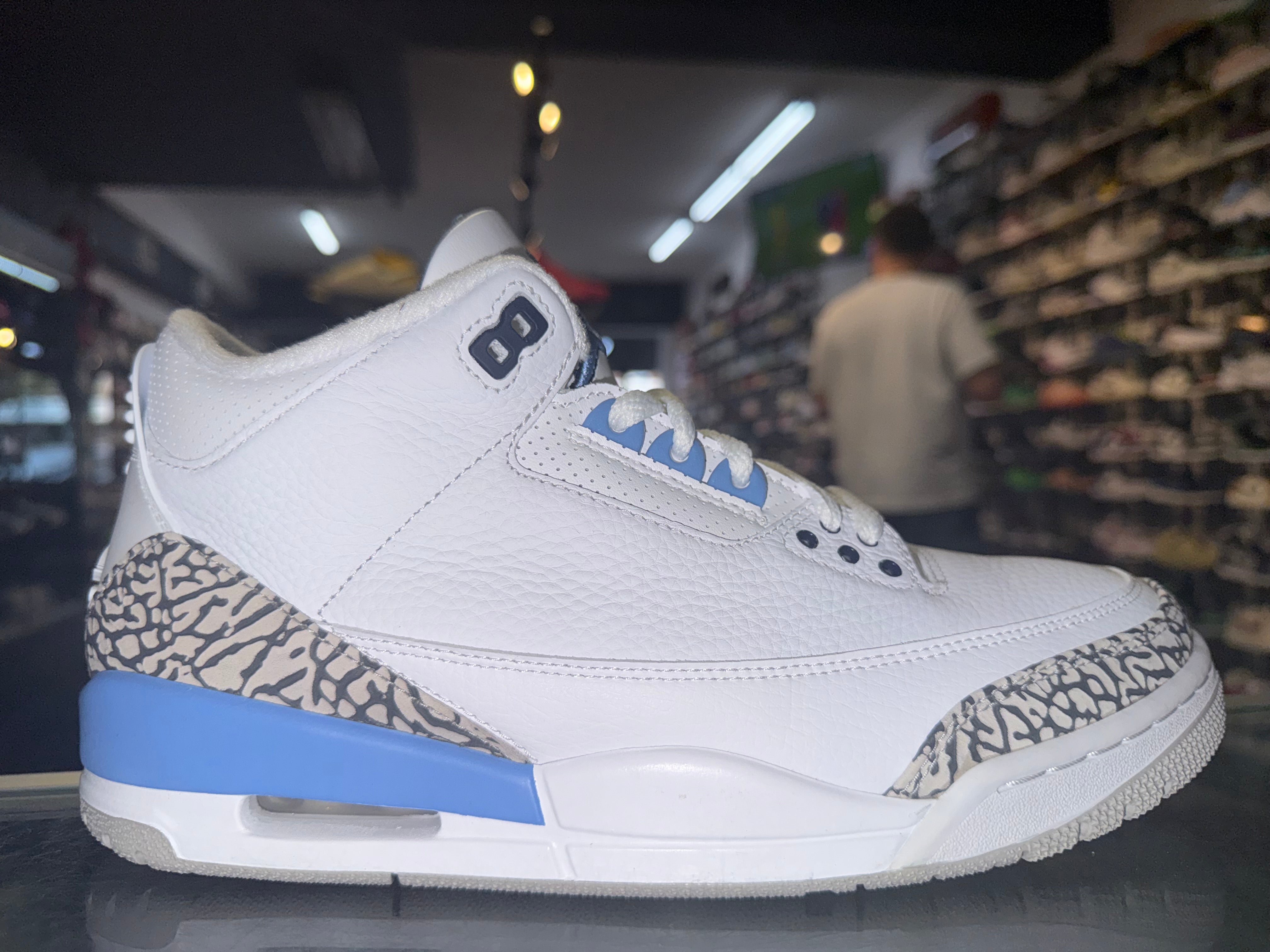 Size 8.5 Air Jordan 3 "UNC"