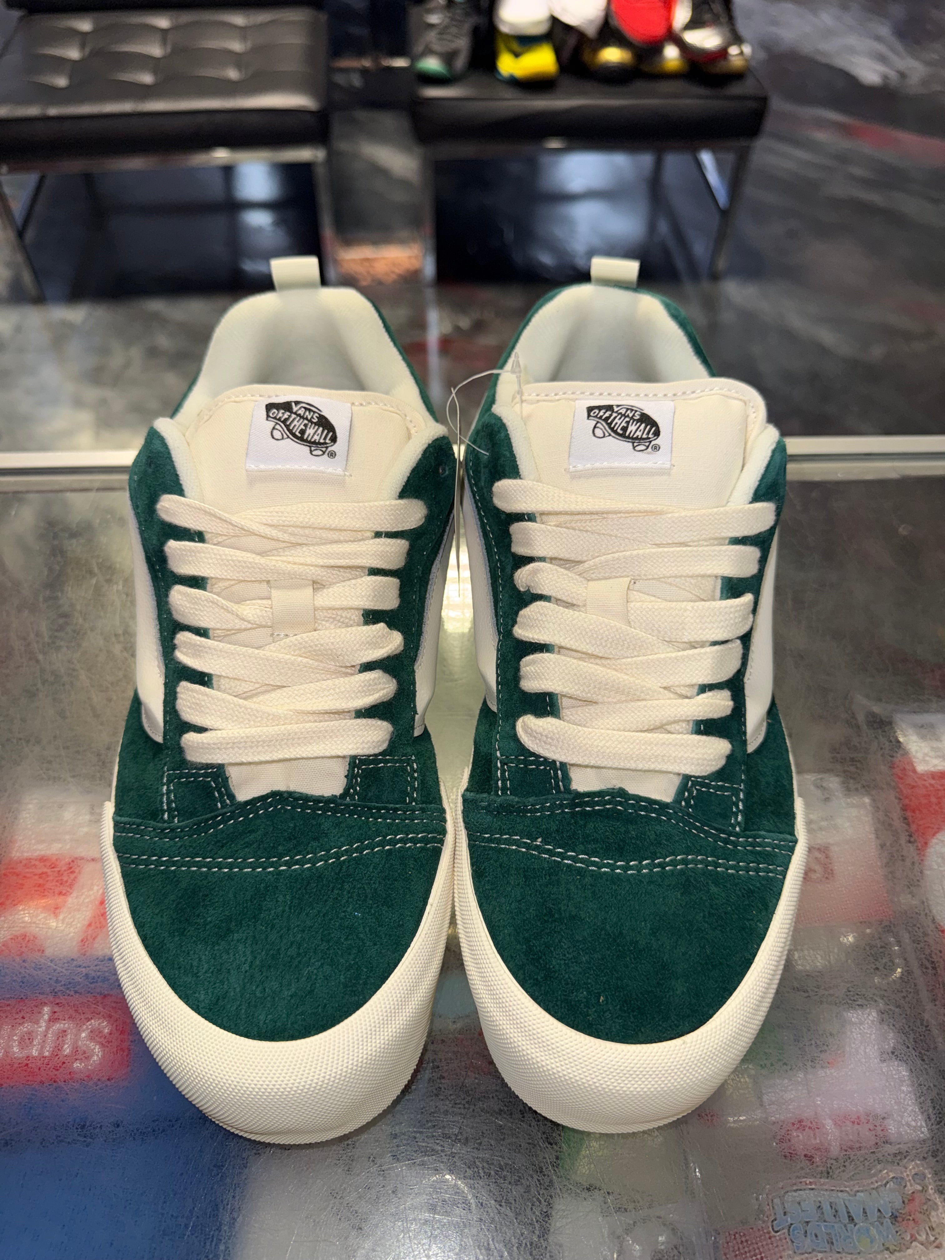 Size 11 Vans Knu Skool "Green White" Brand New