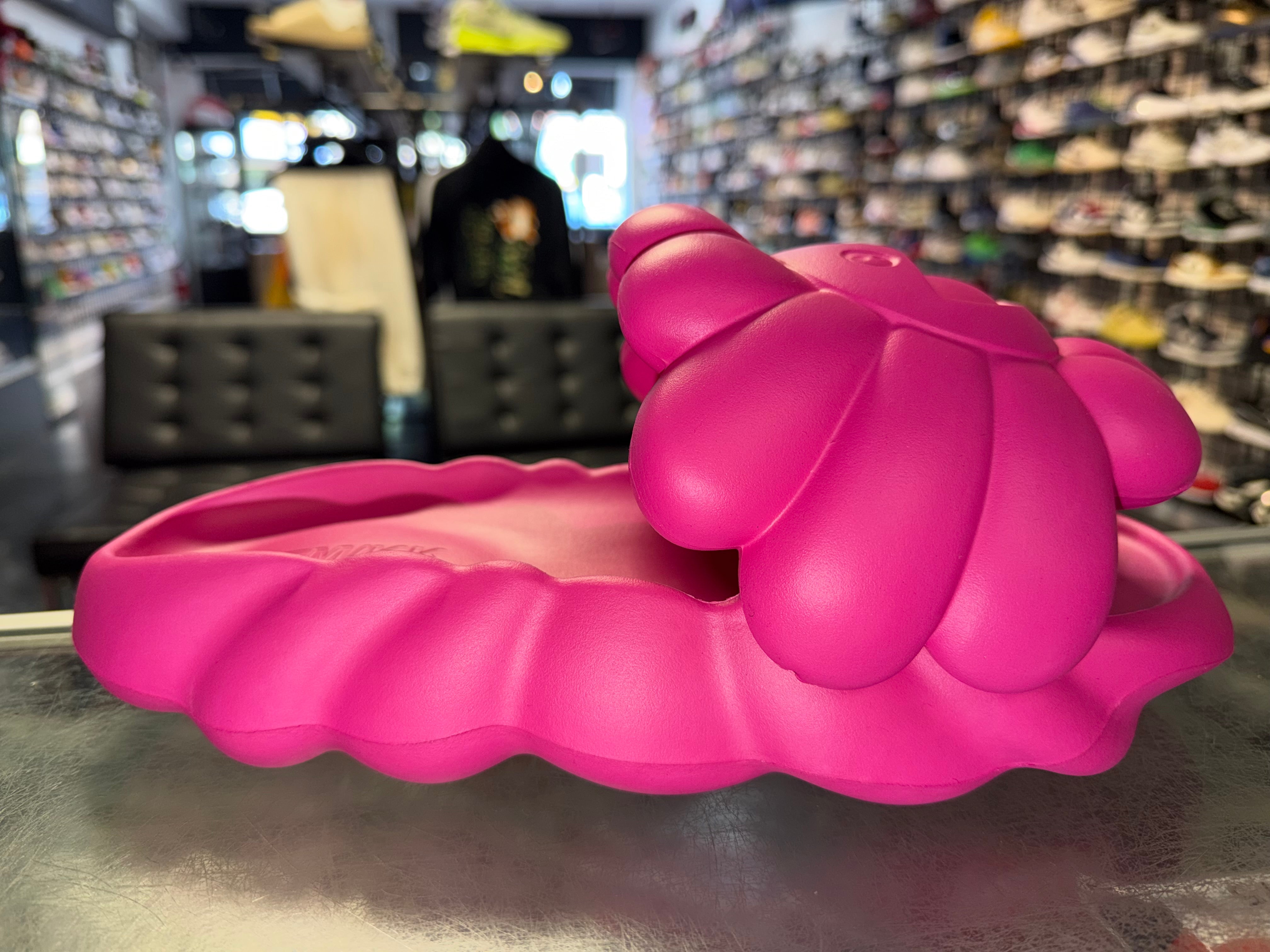 Size 13 Takashi Murakami Ohana Full-Bloom Slide "Raspberry Rose" Brand New