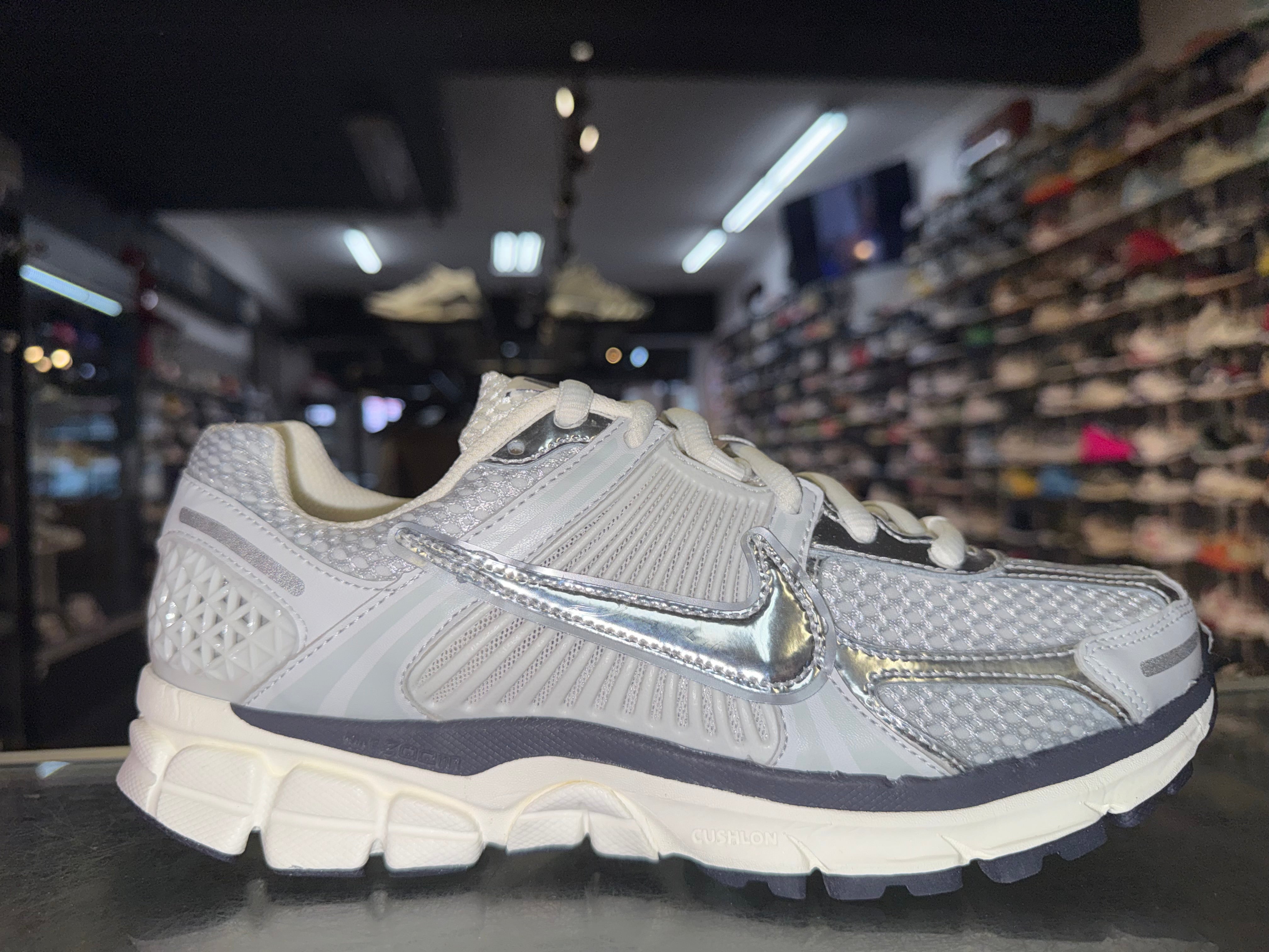 Size 8 (9.5W) Zoom Vomero 5 “Metallic Silver” Brand New