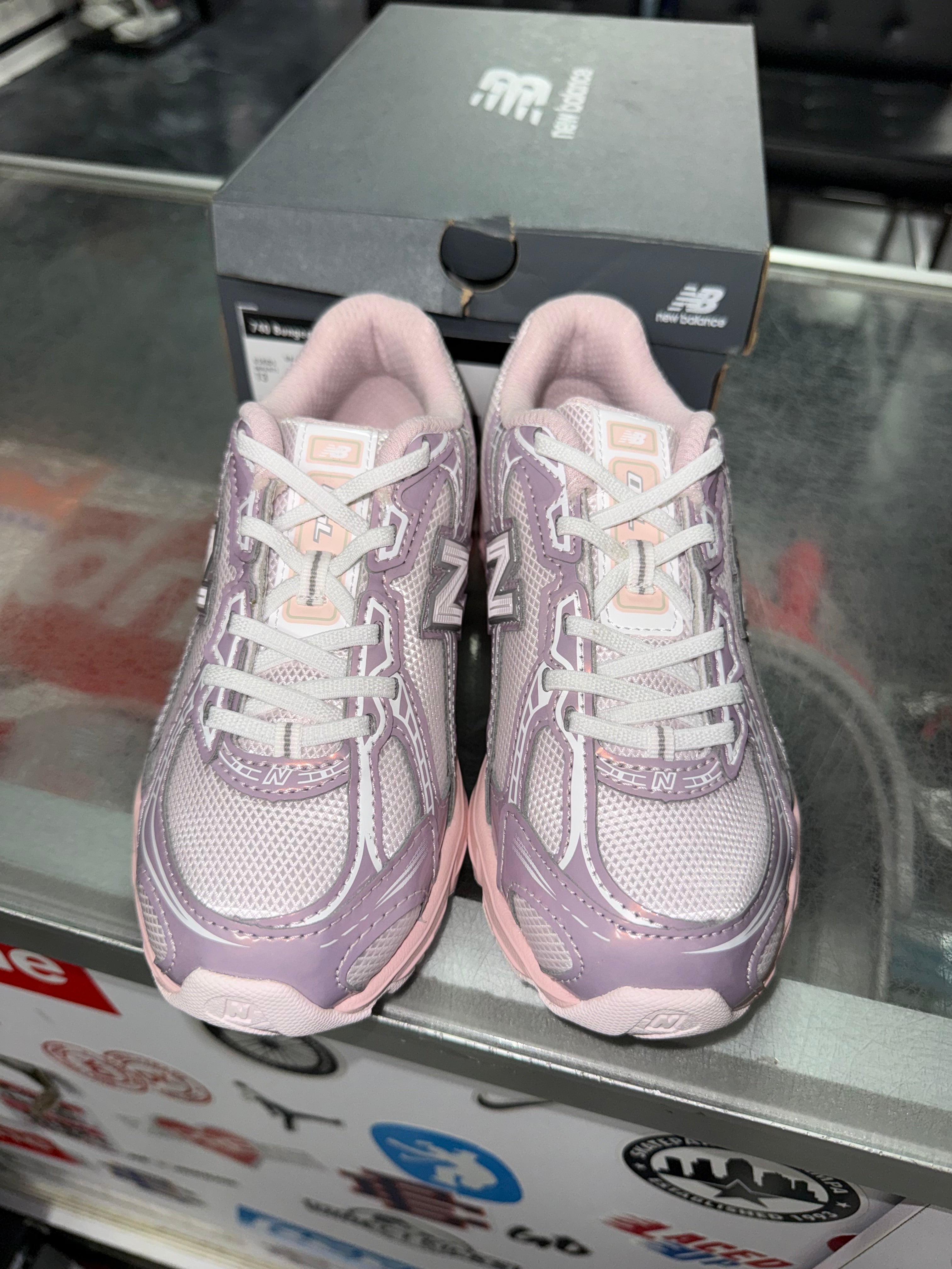 Size 13c New Balance 740 Bungee "Rose" (PS) Brand New
