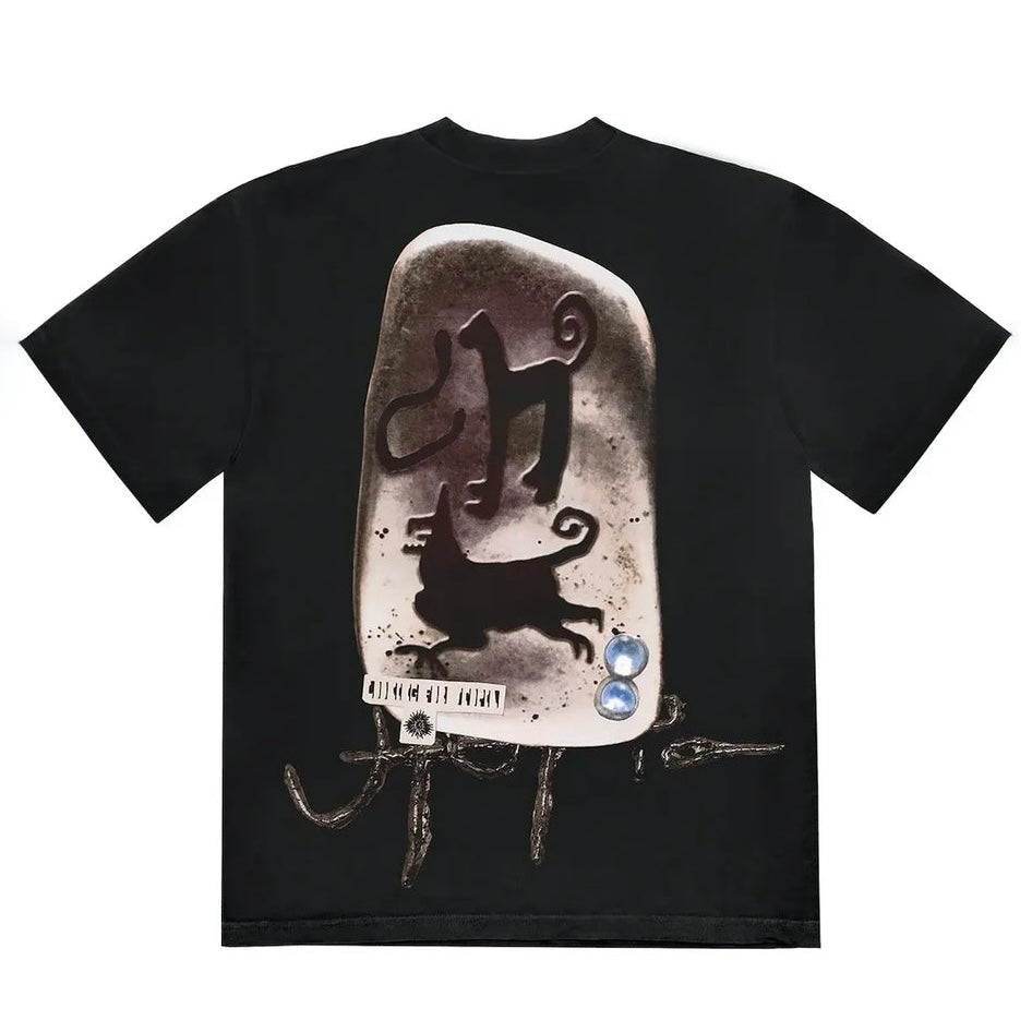 Size M (Fits S) Travis Scott Utopia Tee “Black”