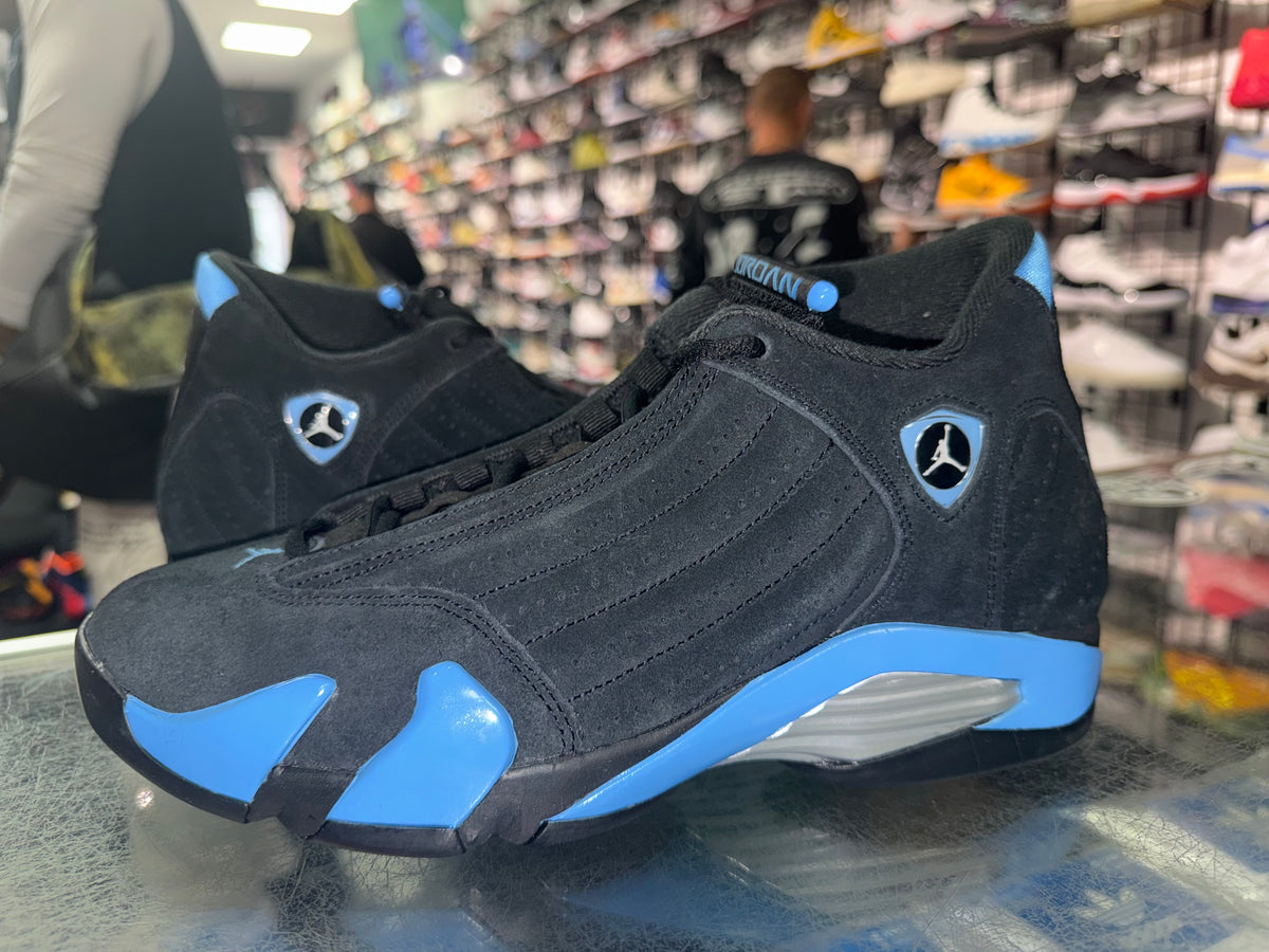 Size 9 Air Jordan 14 "Black University Blue"