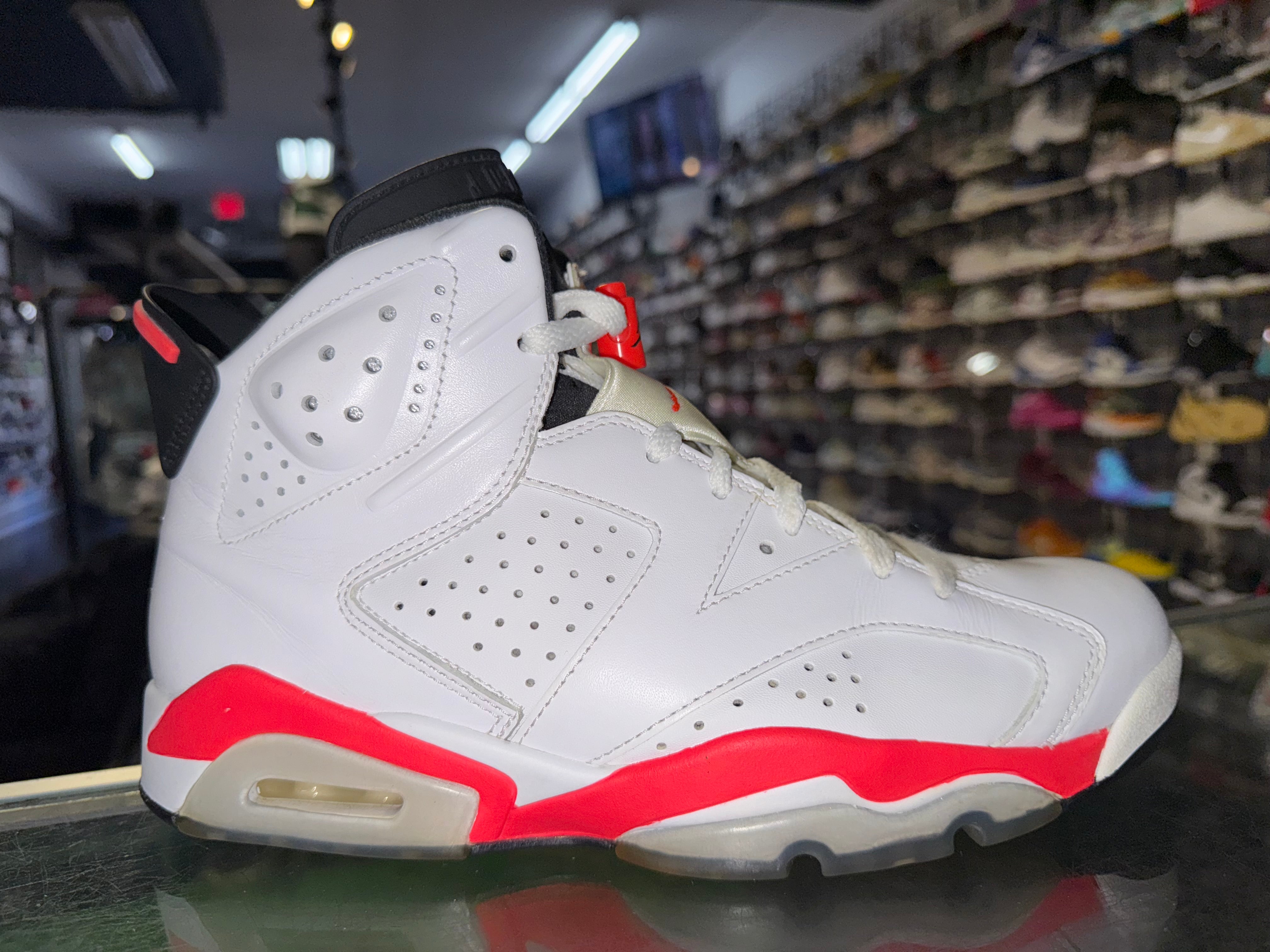 Size 8 Air Jordan 6 "White Infrared"