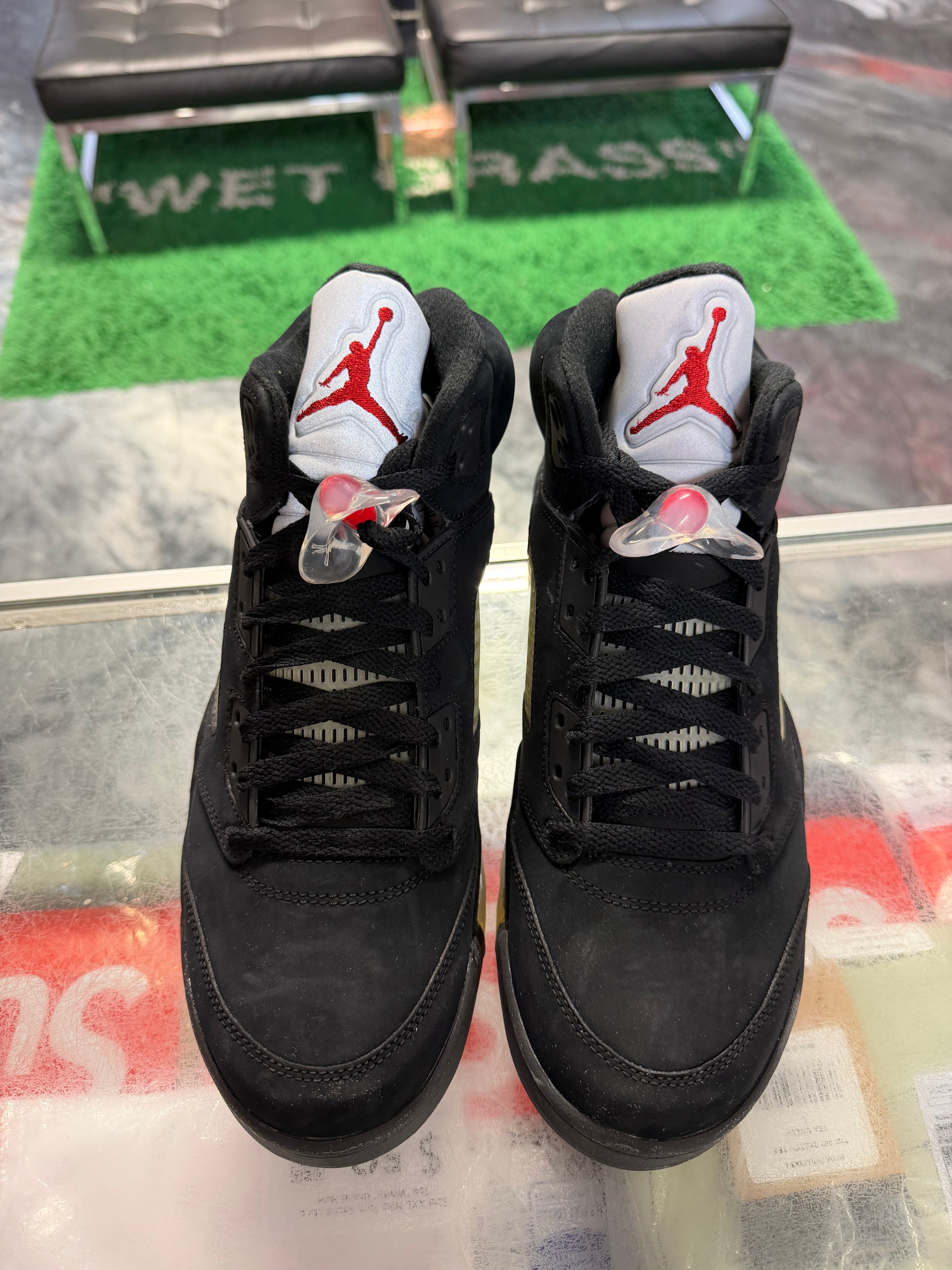 Size 10 Air Jordan 5 "Black Metallic" 2011 Brand New