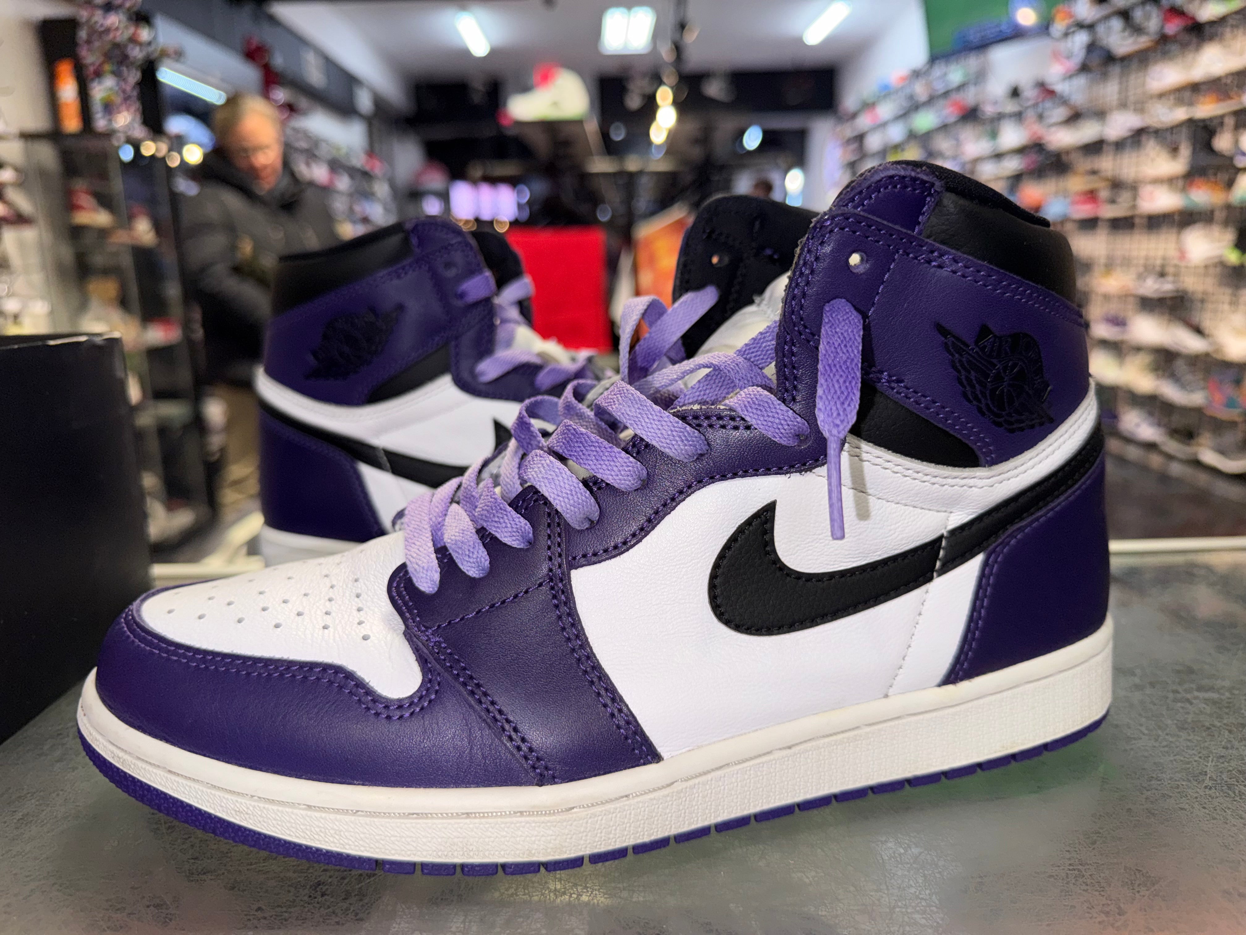 Size 10.5 Air Jordan 1 "Court Purple 2.0"