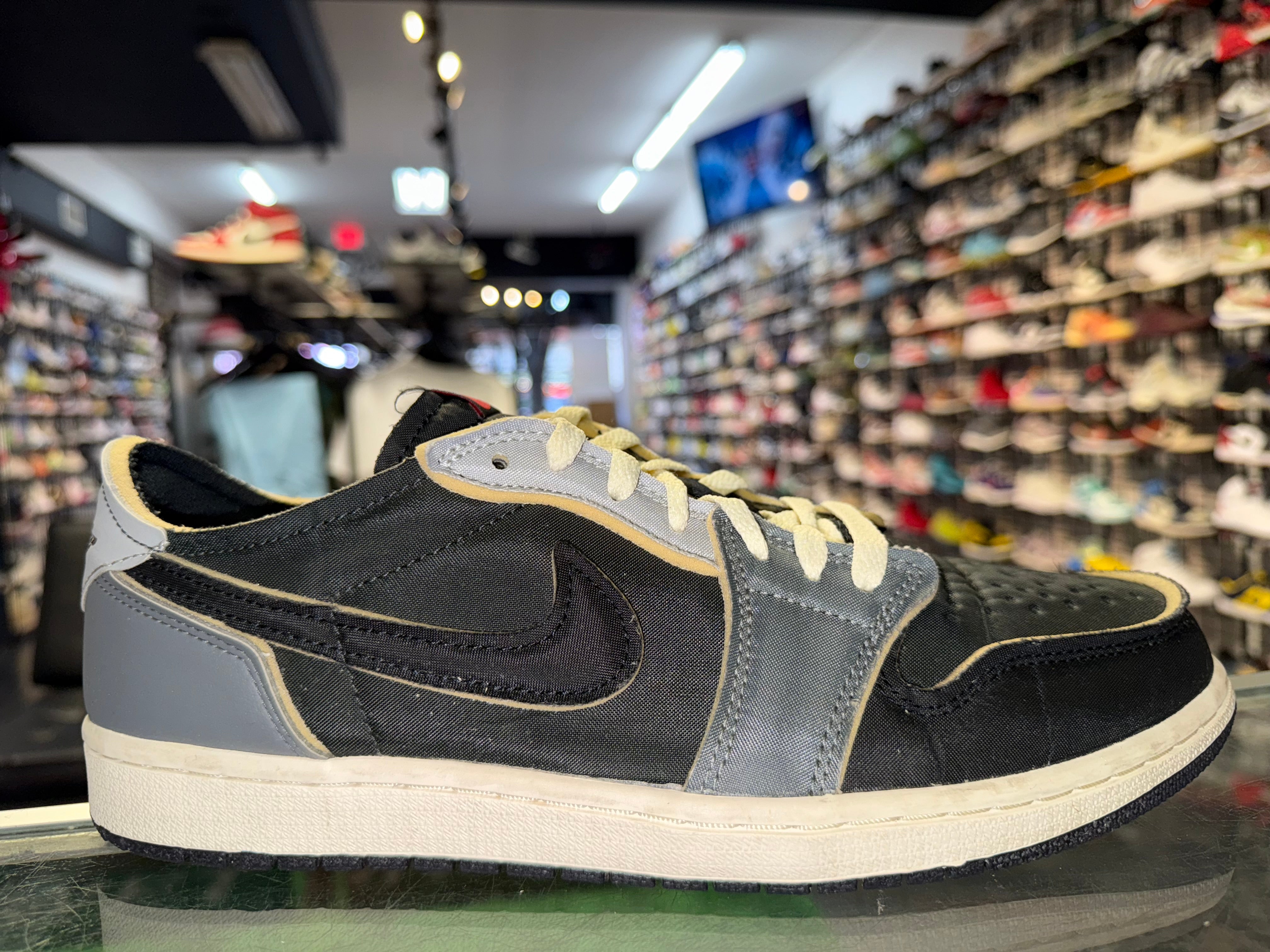 Size 11 Air Jordan 1 Low OG EX "Black Smoke Grey"