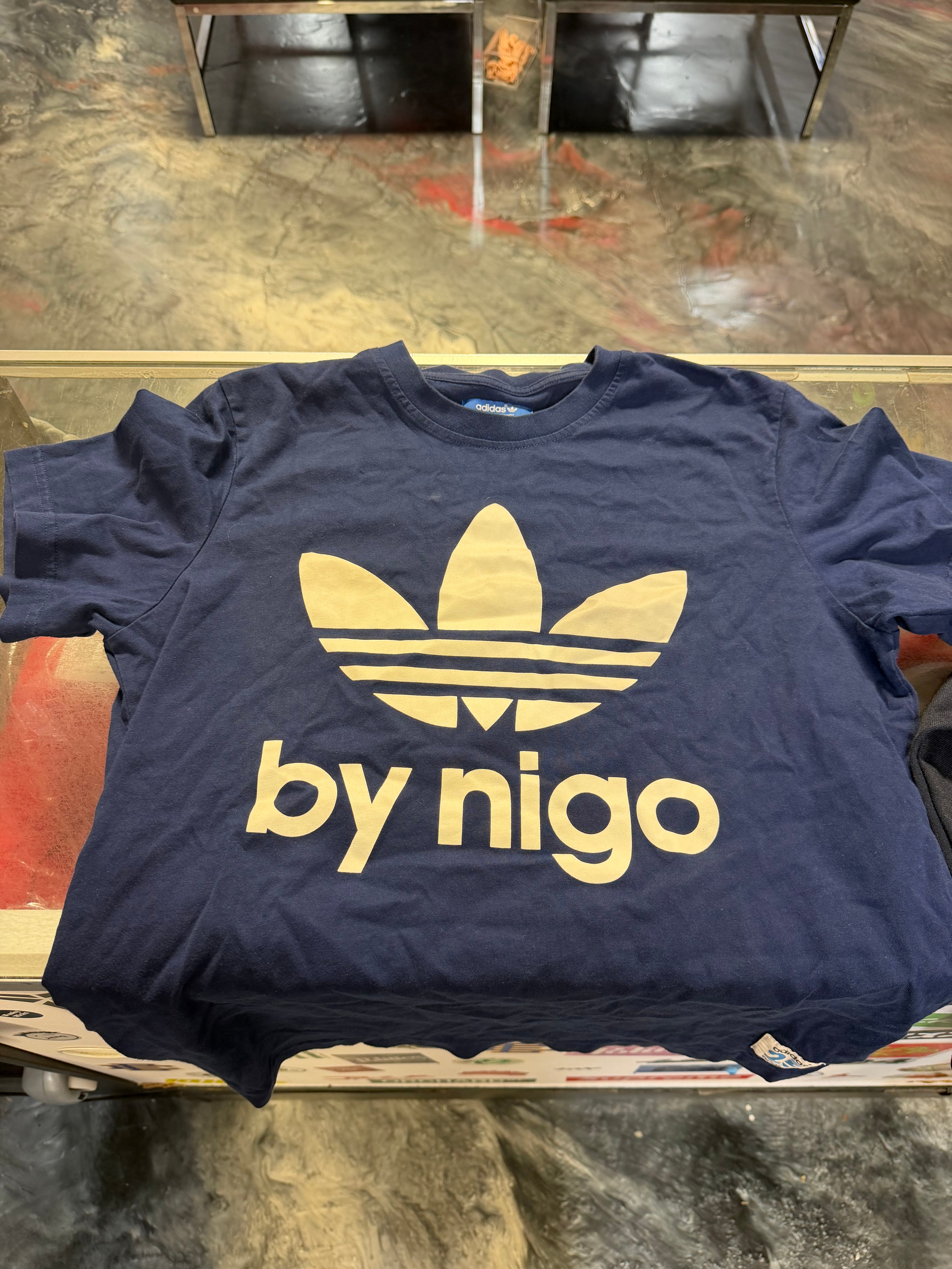 Medium Adidas Tee Blue