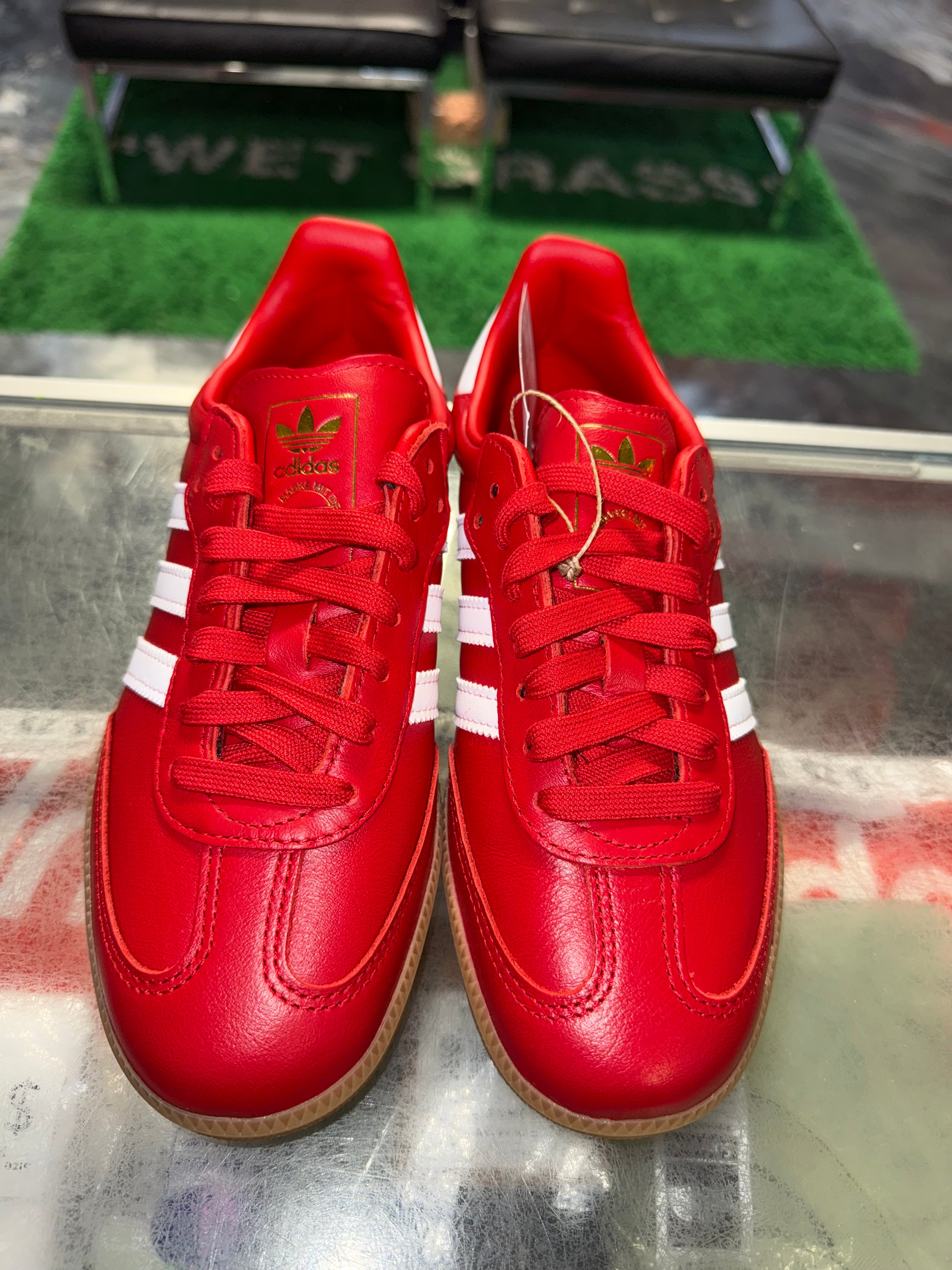 Size 5.5 Adidas Samba OG “Better Scarlet White” Brand New