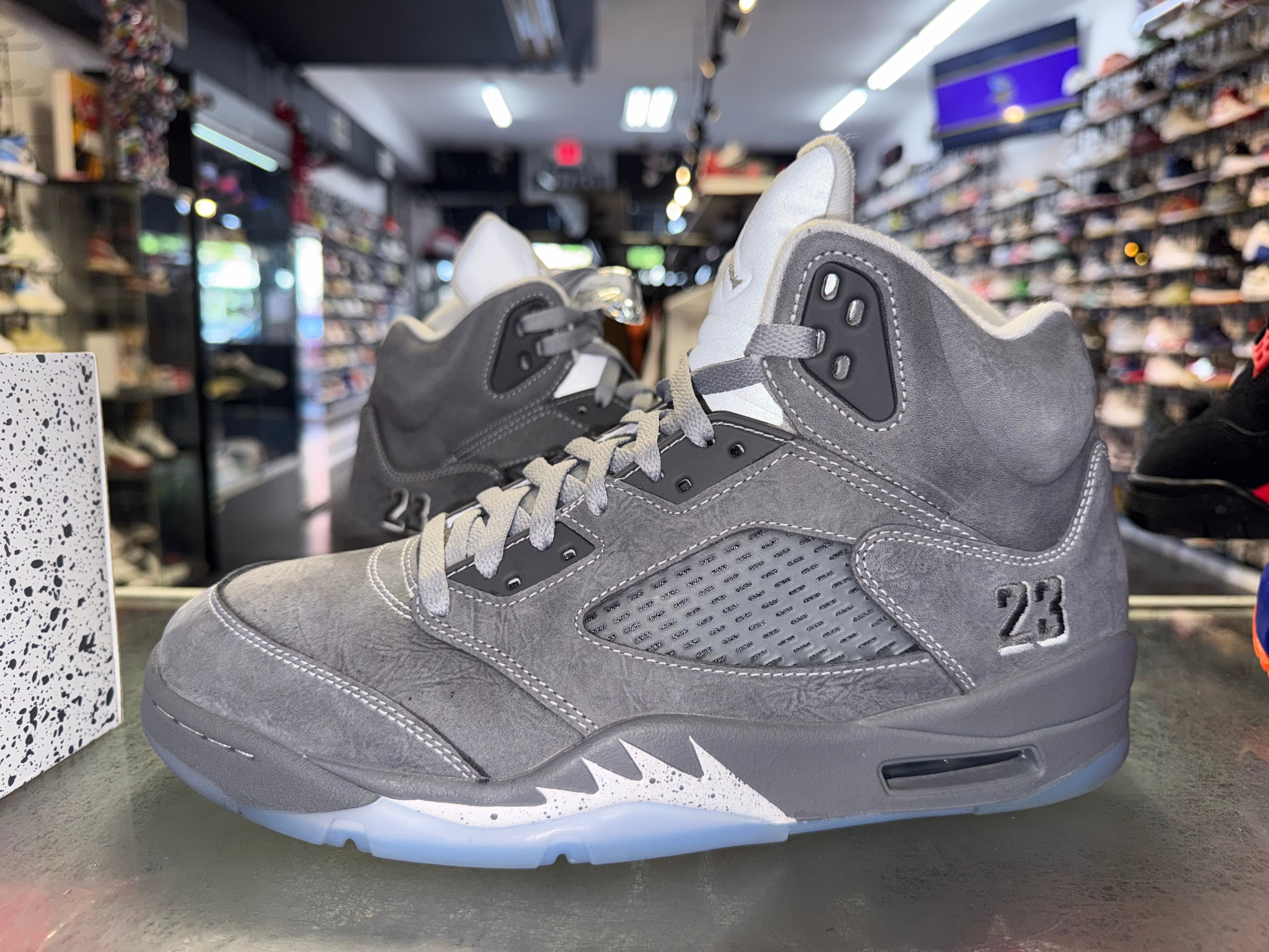 Size 10 Air Jordan 5 "Wolf Grey"
