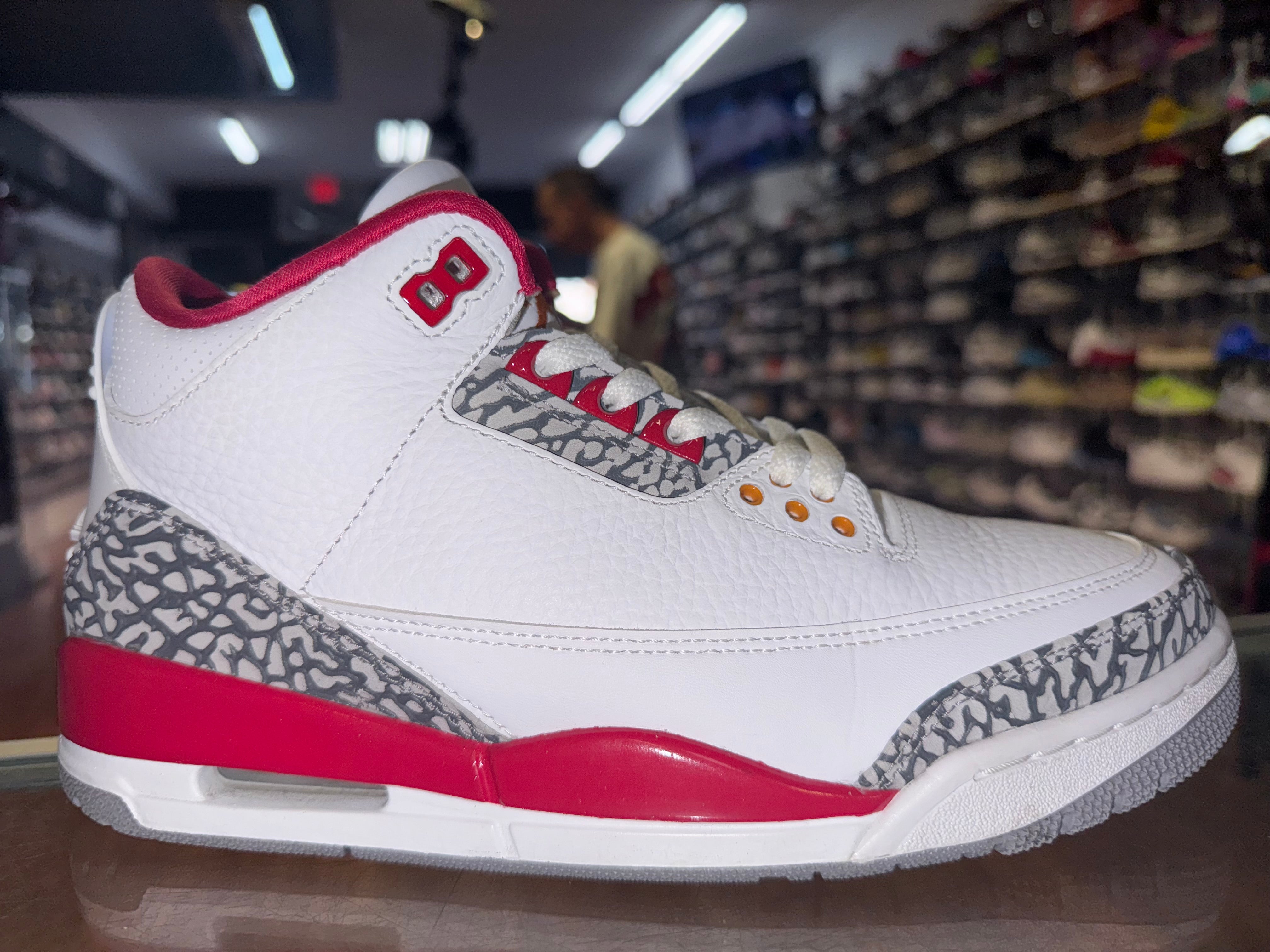 Size 8 Air Jordan 3 "Cardinal"