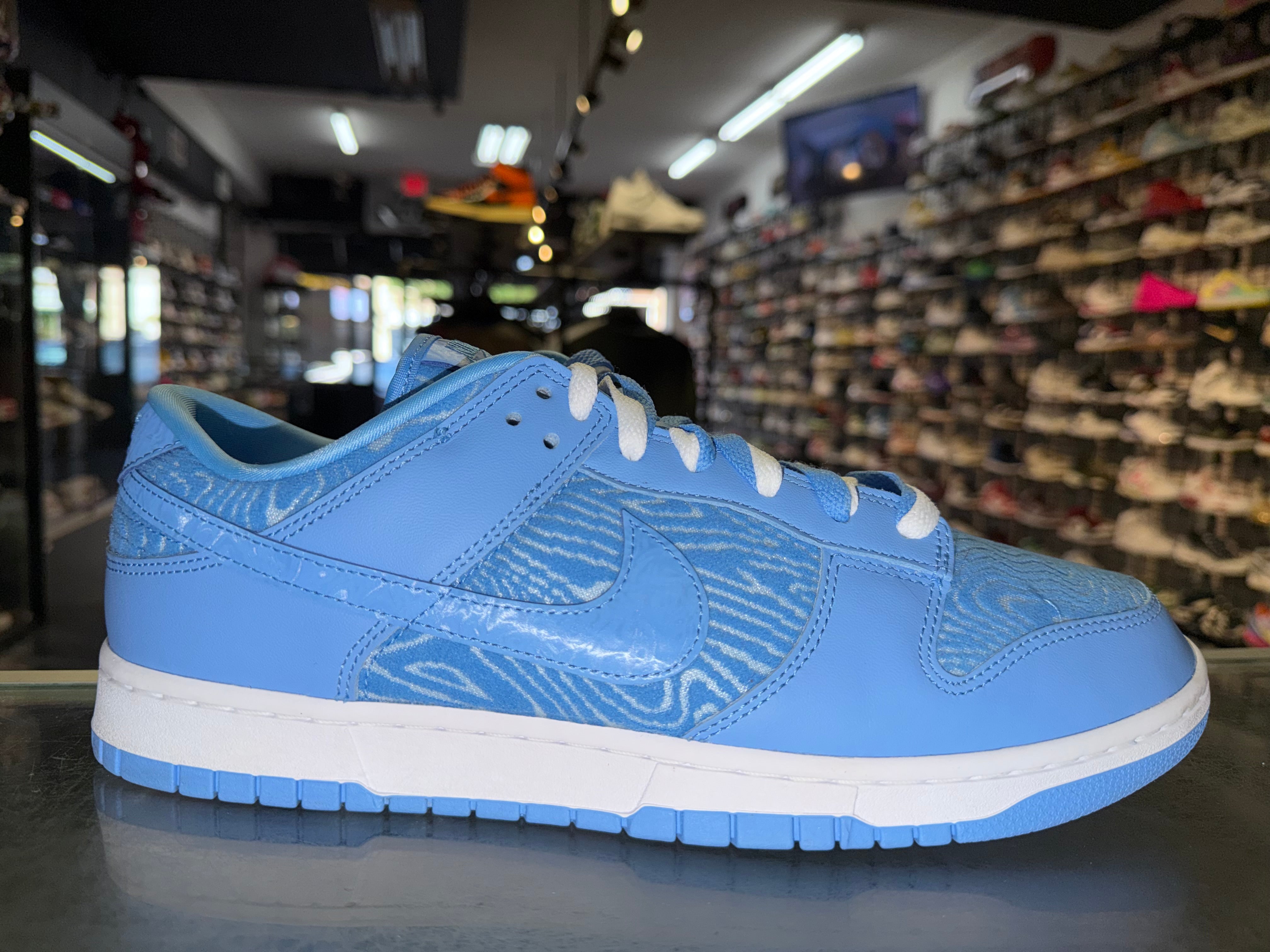 Size 13 Dunk Low "Topography University Blue"