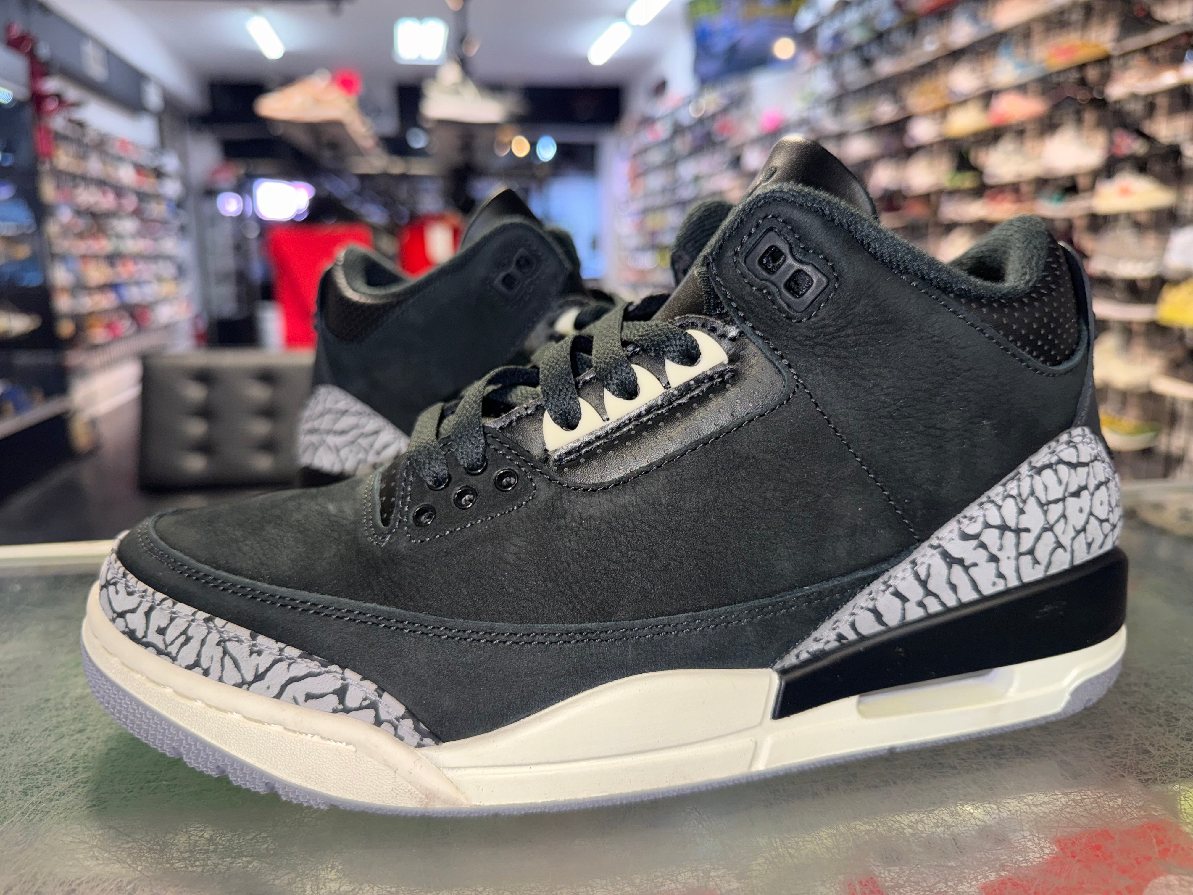 Size 8.5 (10W) Air Jordan 3 "Off Noir"