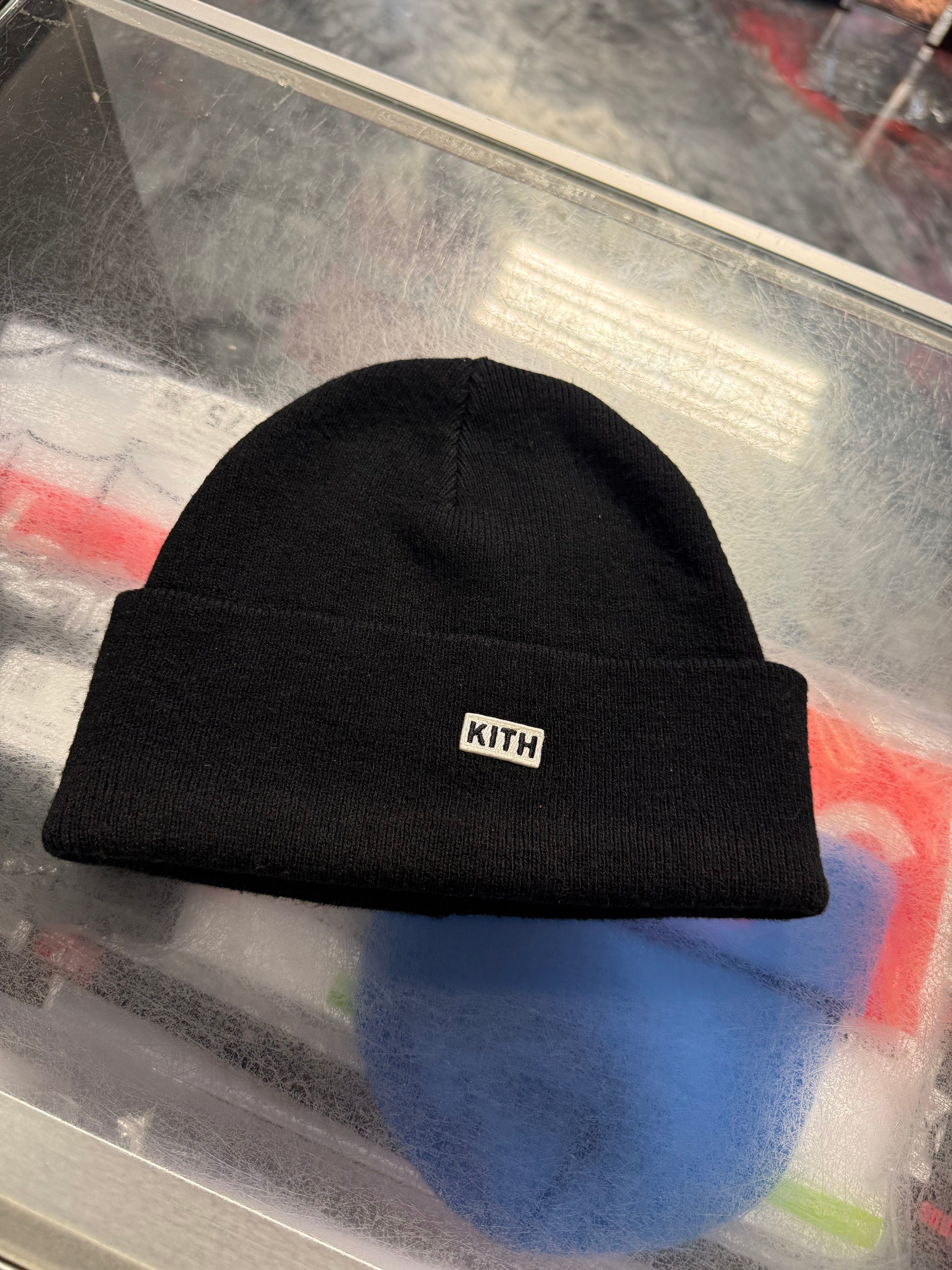 Size OS Kith Small Box Beanie "Black"