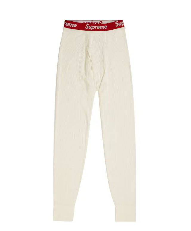 Size S Supreme Hanes Thermal Pants “Natural” Brand New
