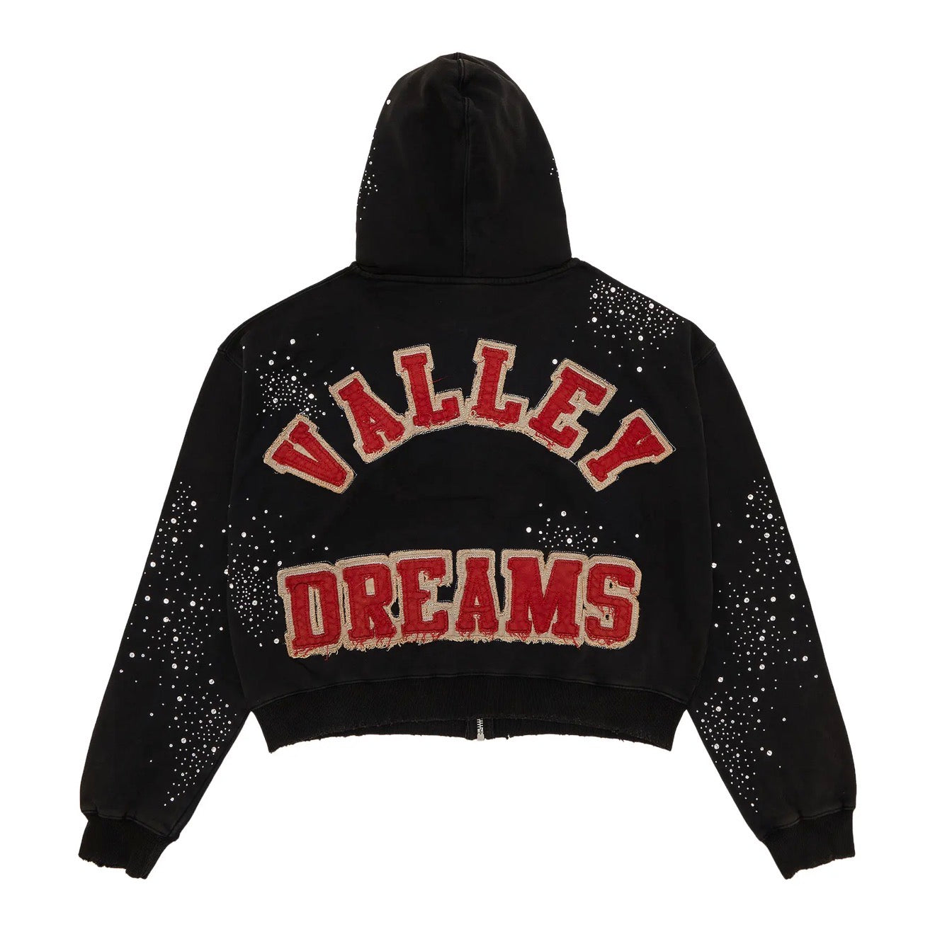 Size XL Vale Forever Pluto Zip Up Hoodie “Black”