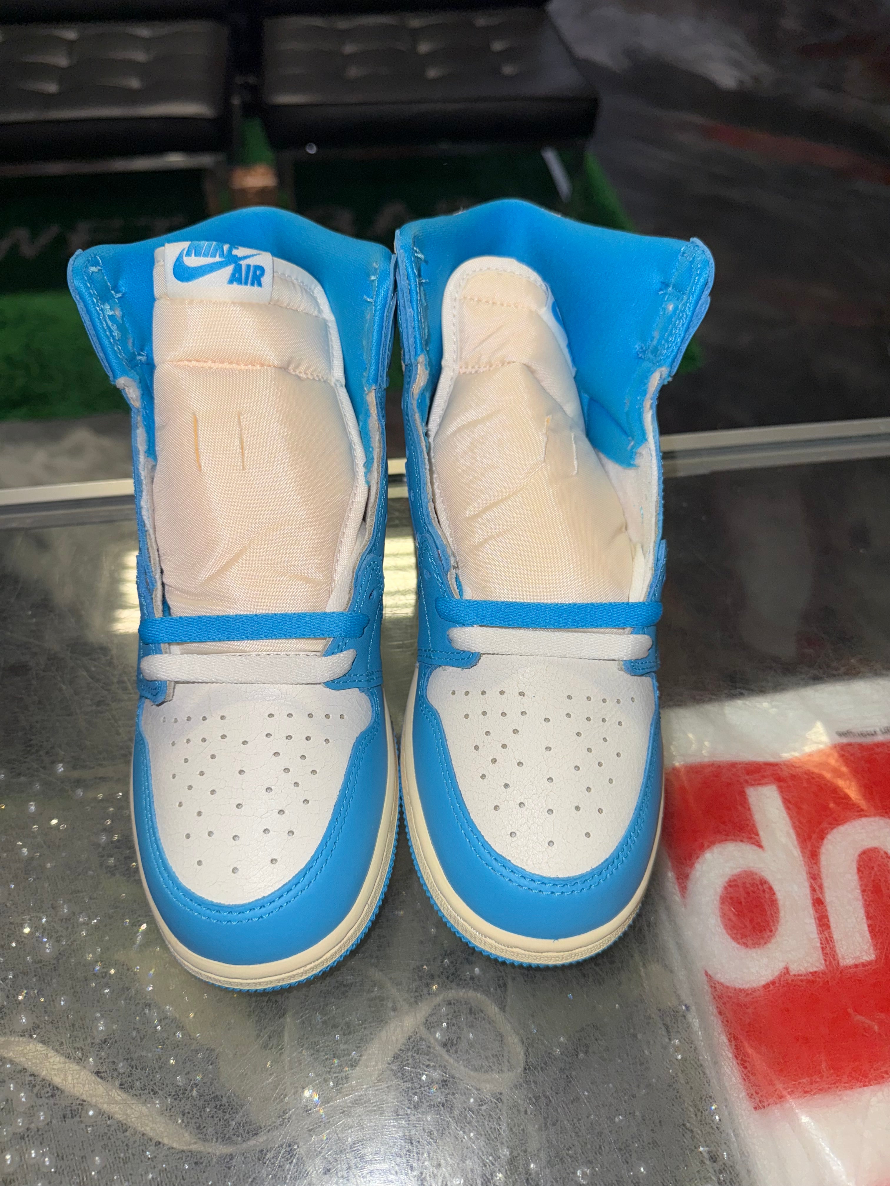 Size 7y Air Jordan 1 “UNC Reimagined” Brand New