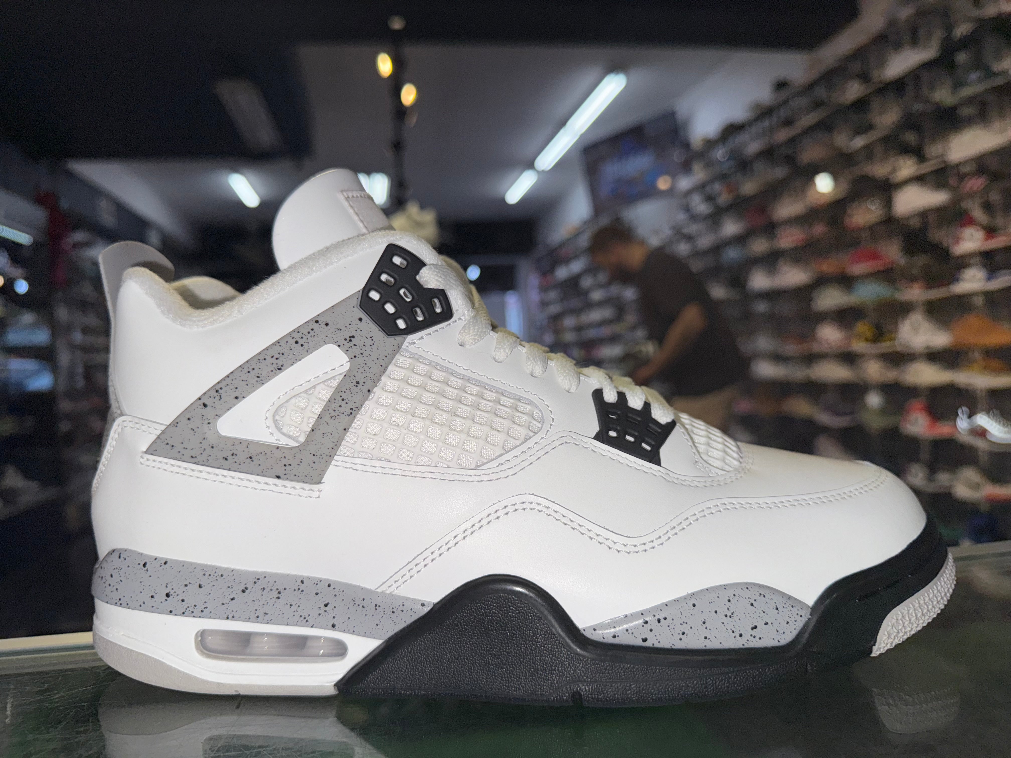 Size 10 Air Jordan 4 "White Cement"