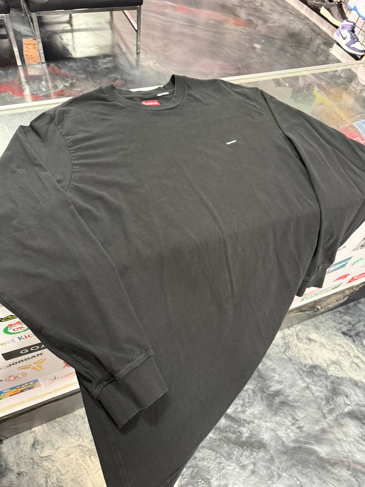 Size XL Supreme Small Box Long Sleeve “Black”