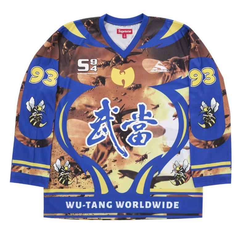 Size L Supreme Wu-Tang Clan Jersey “Blue”