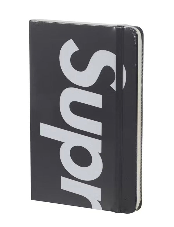 Size OS Supreme Moleskin Notebook “Black” Brand New
