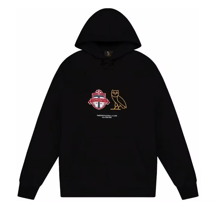 Size XL OVO x Toronto FC Hoodie “Black”