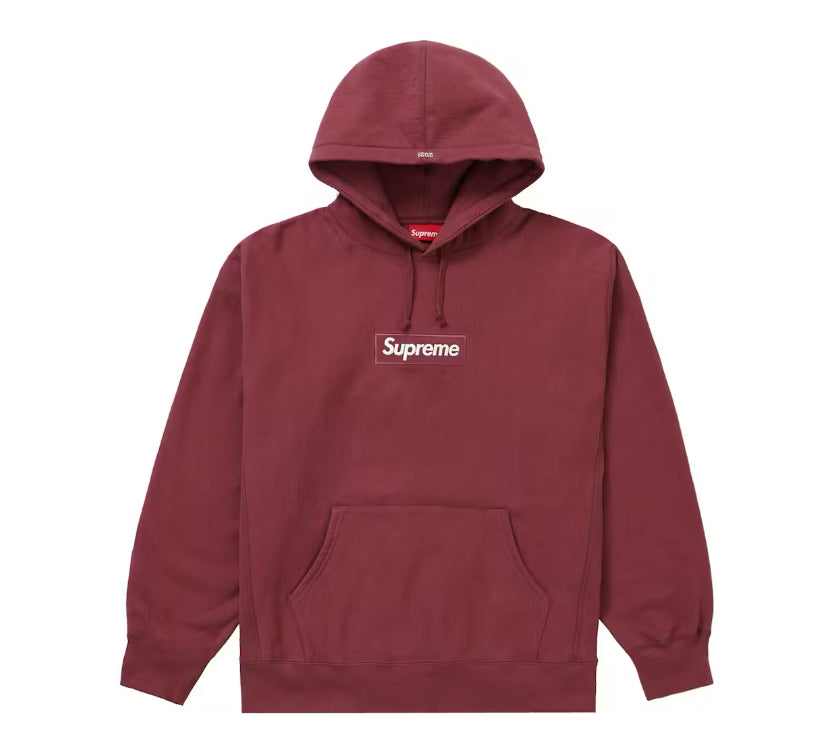Size L Supreme Box Logo Hoodie 2021 “Plum”