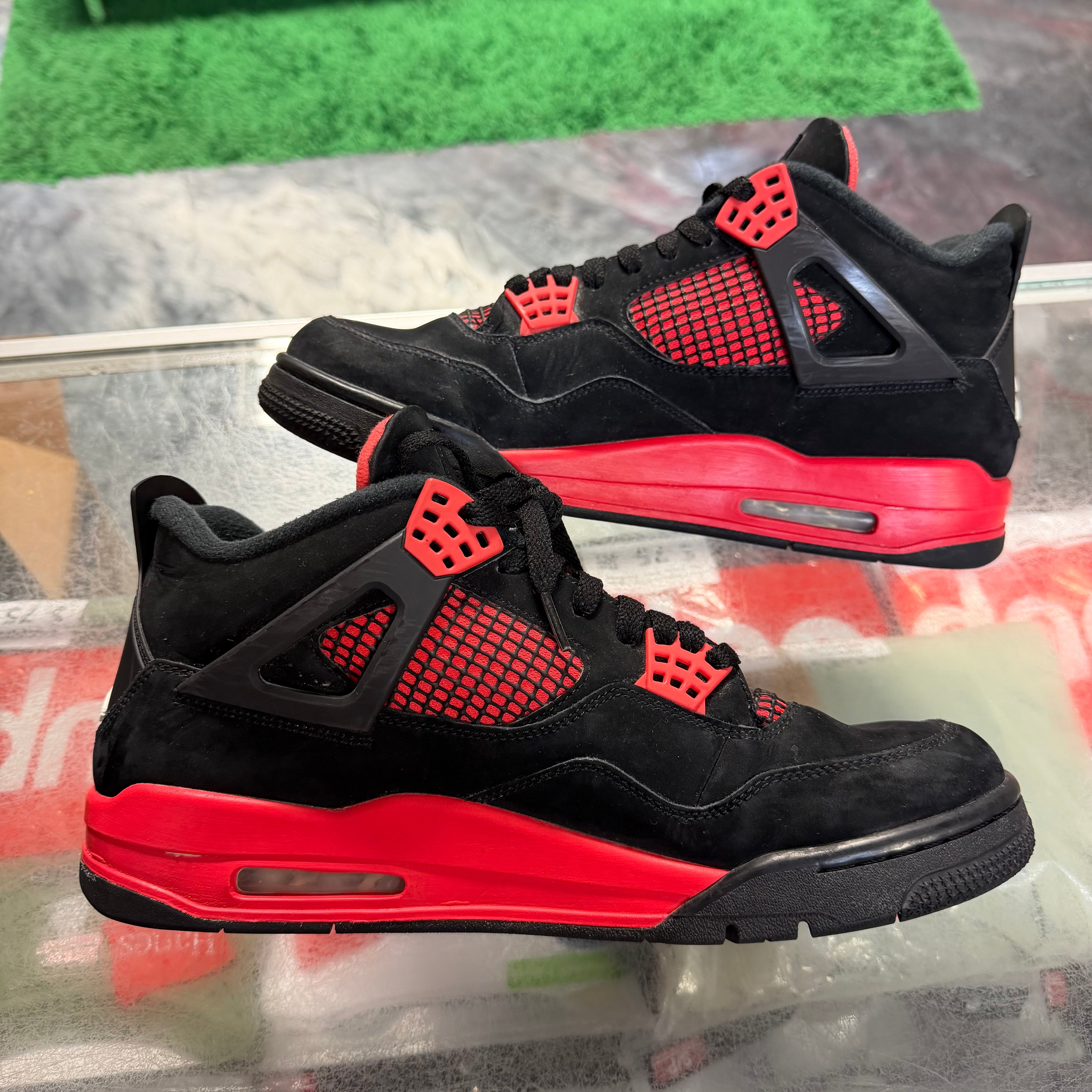 Size 12 Air Jordan 4 "Red Thunder" - NB