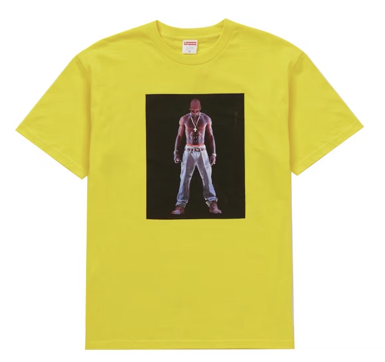 Size M Supreme Tupac Hologram Tee “Yellow”