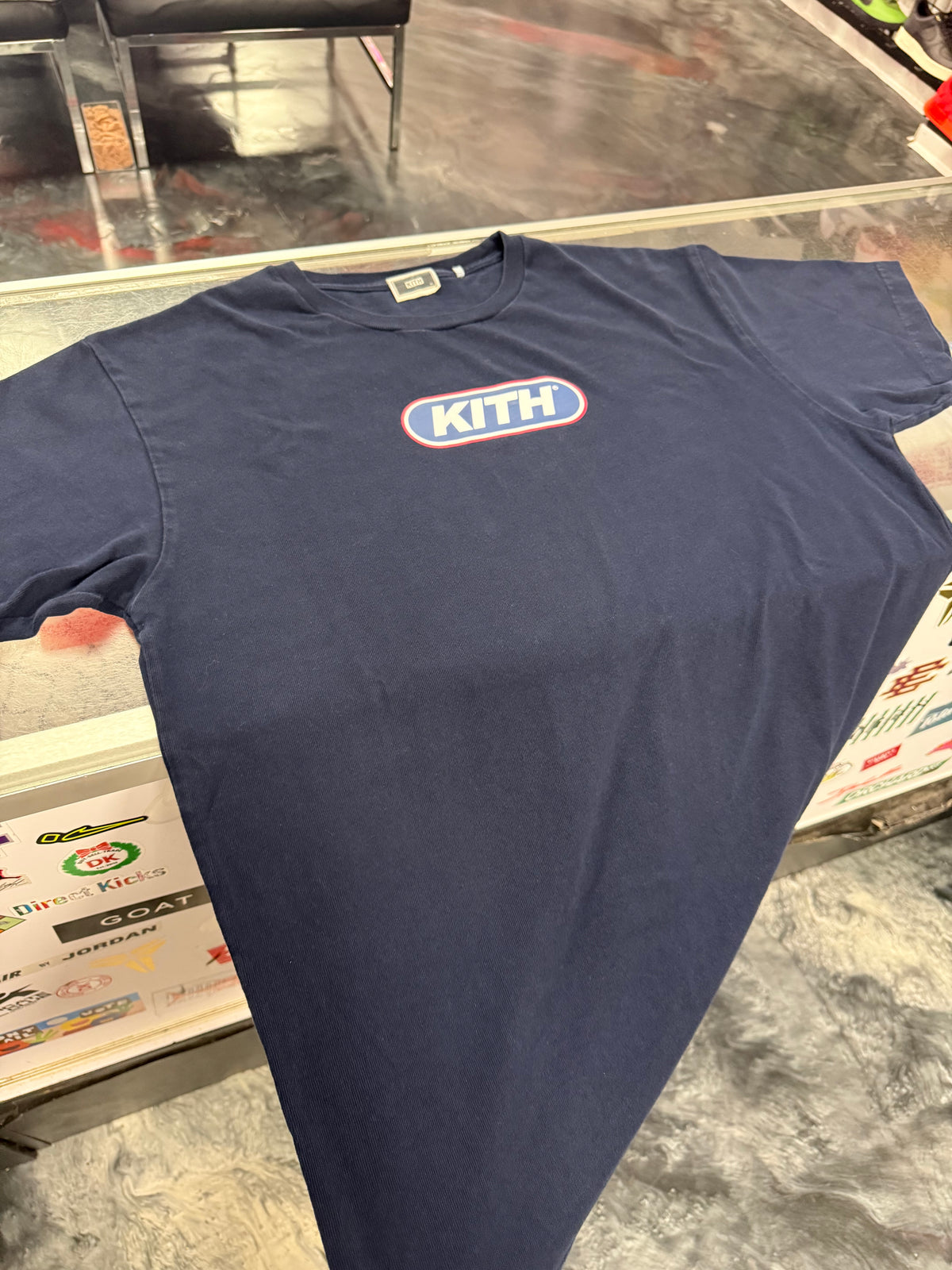 Size XL Kith Capsule Tee “Navy”