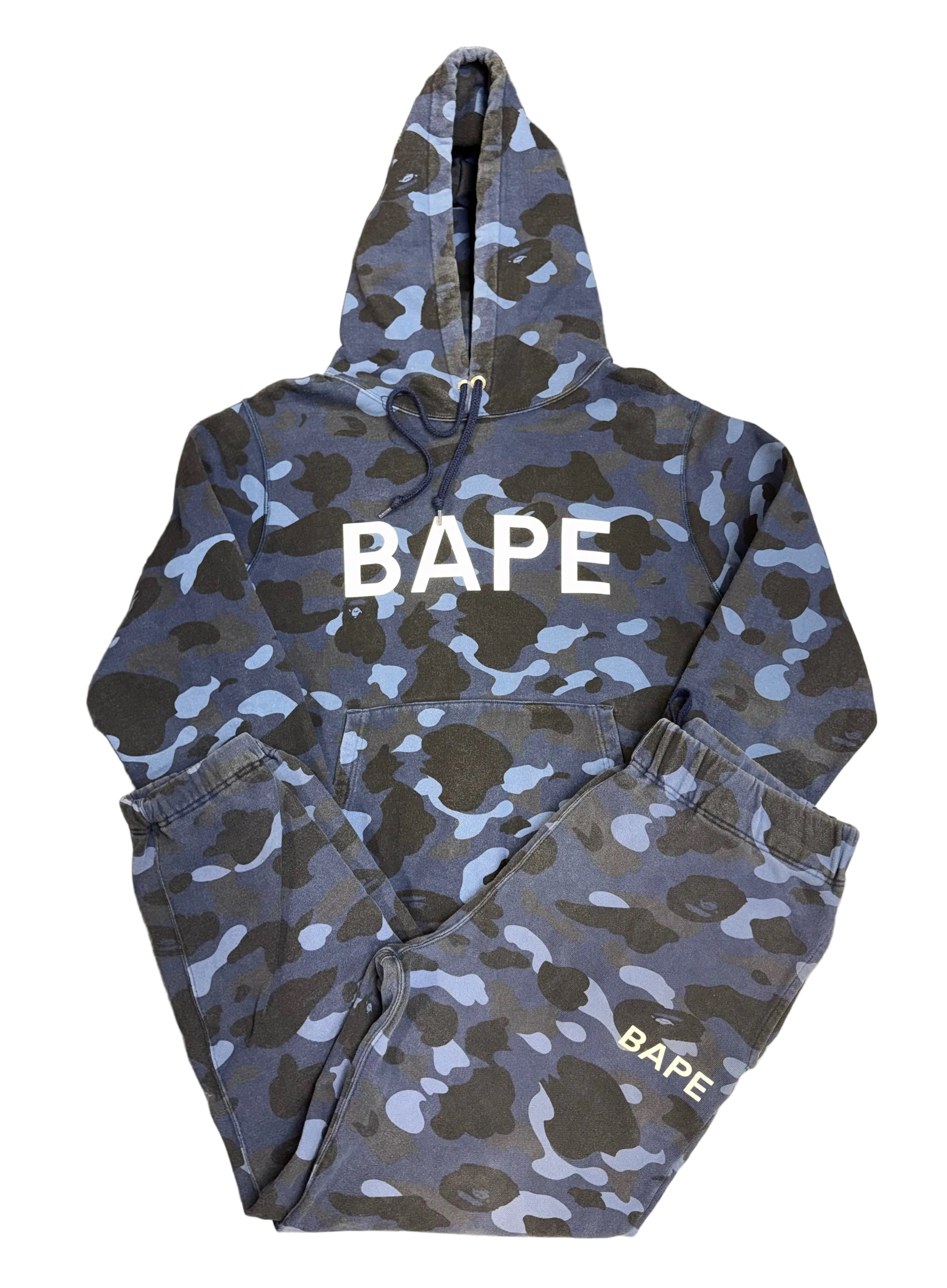 Size M/L Bape Color Camo Full Set “Navy”